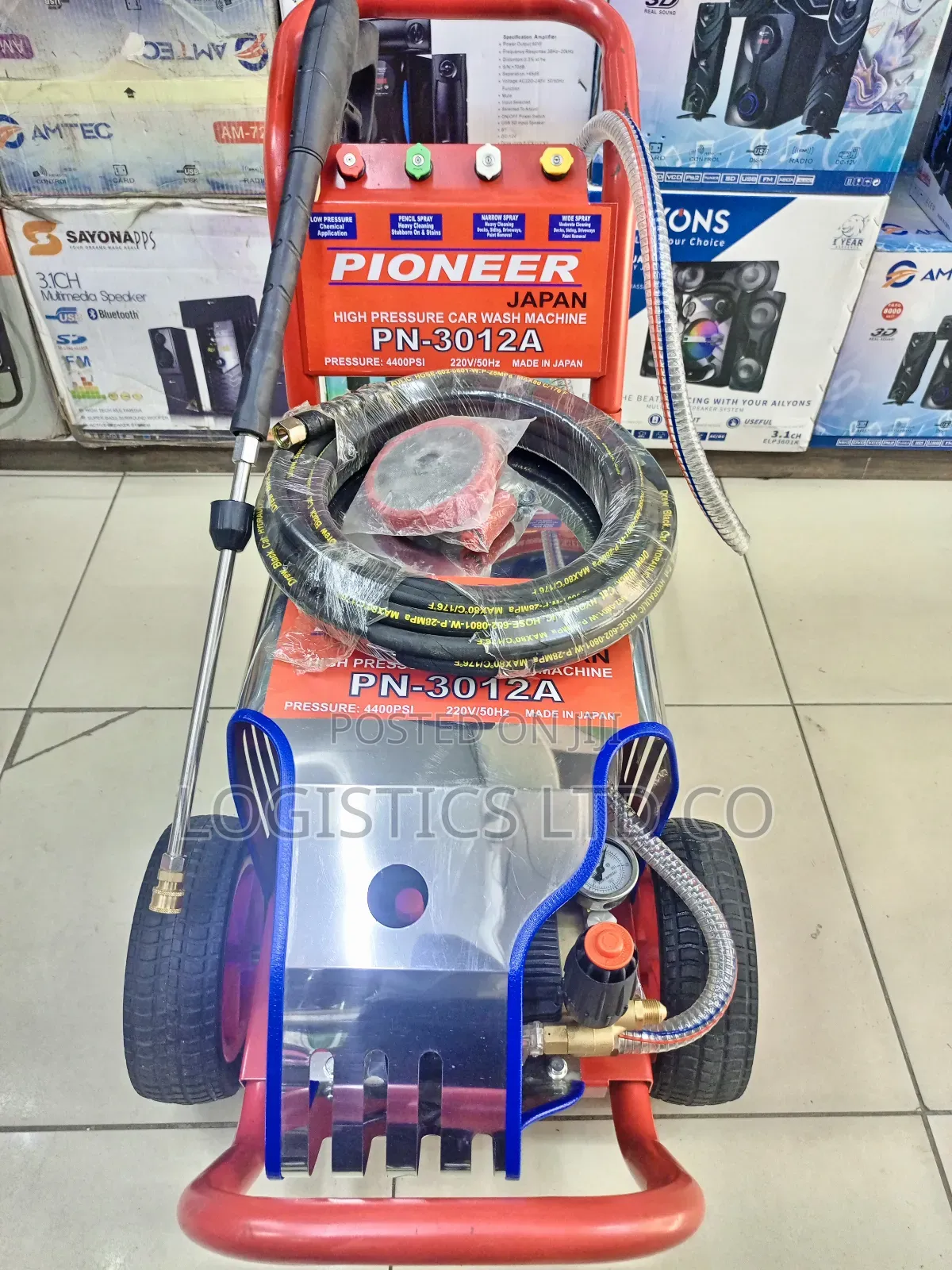 Pioneer Electric High Pressure 4400psi Car Wash Machine