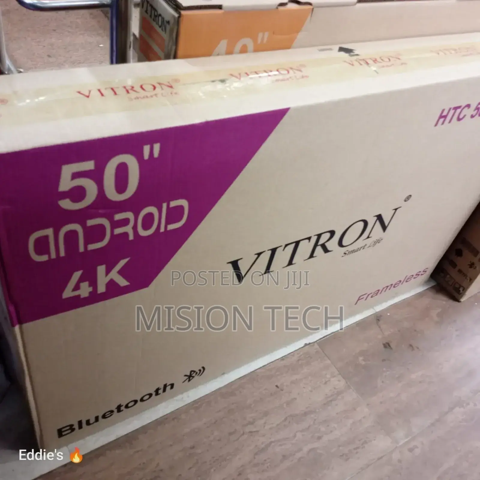 Vitron 50 Inch Frameless Bluetooth Inbuilt Decoder