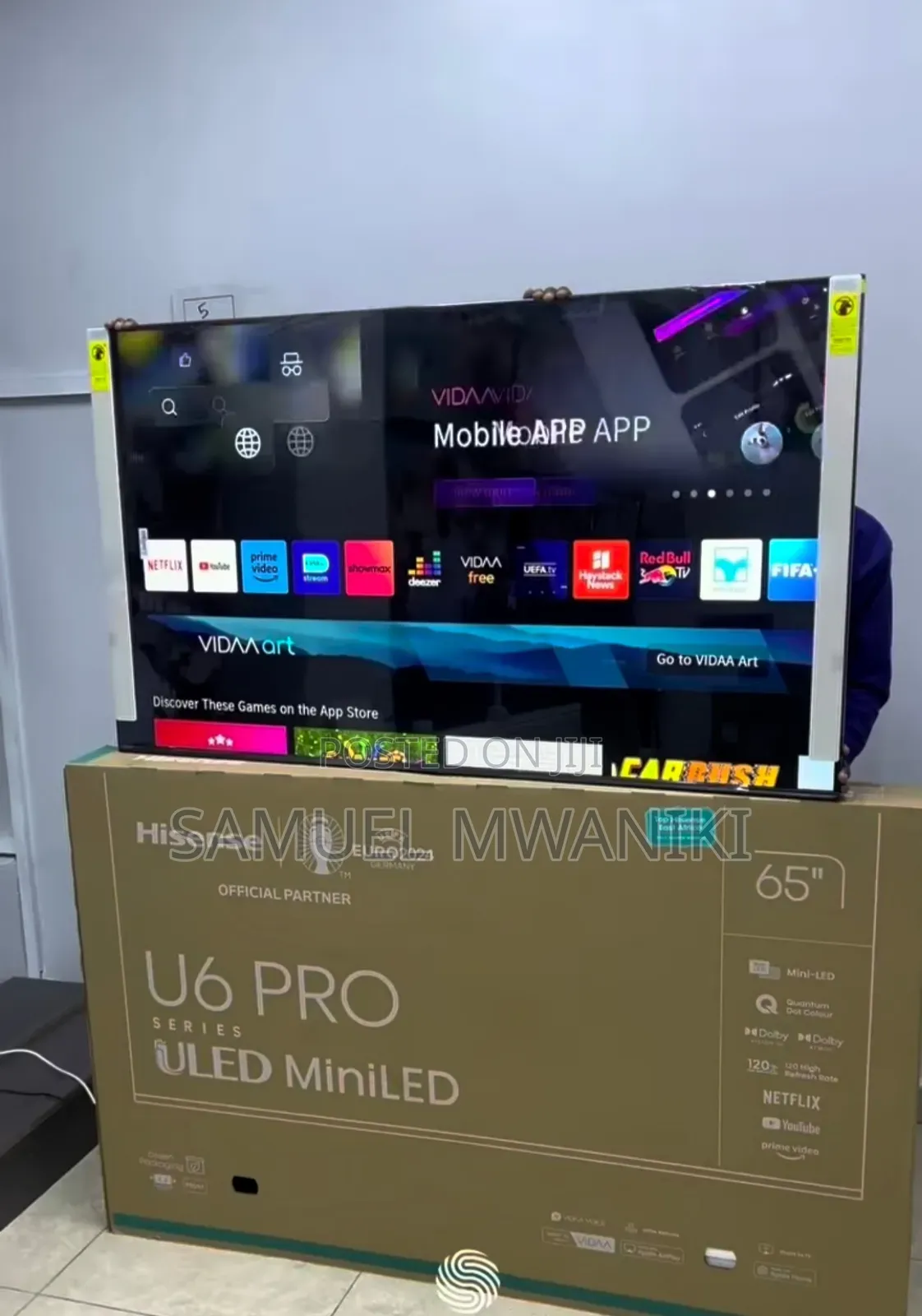 Hisense 65" Class U6 Series Mini-Led ULED Smart TV