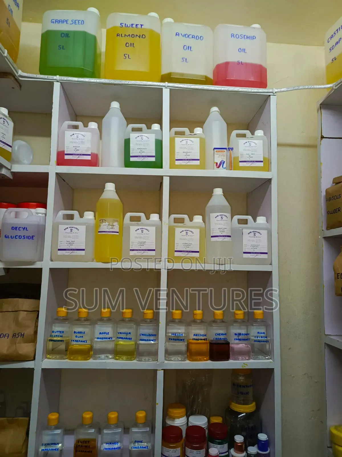 Variety of Organic Oils, Essential Fragrance Oils