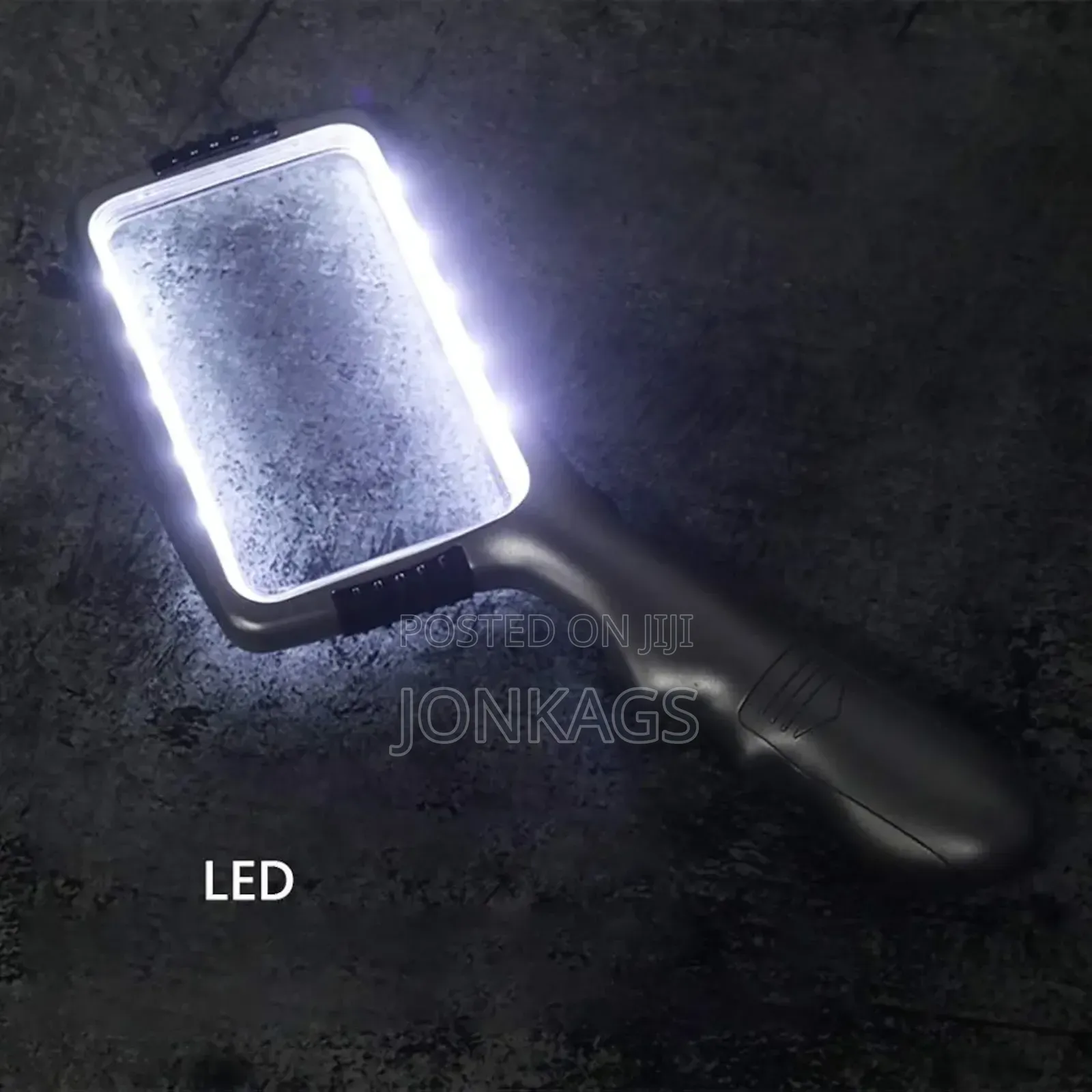 Rectangle Magnifier With 10 LED and Touch Sensitive Switch