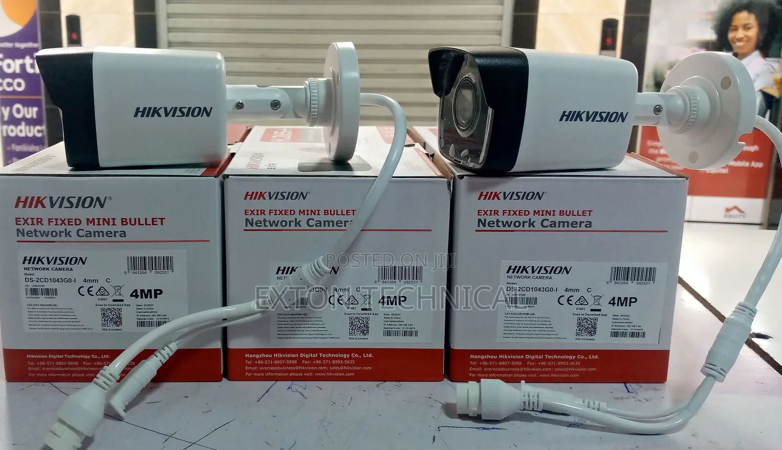 Buy Hikvision H.265+ 4mp 4mm Ip IR Network Bullet Camera