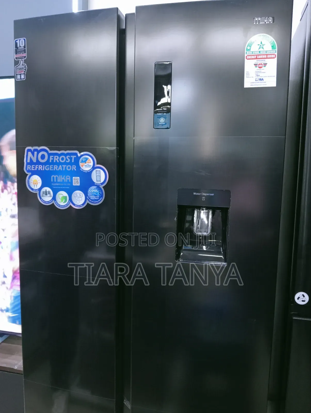 Mika Side by Side No Frost Fridge