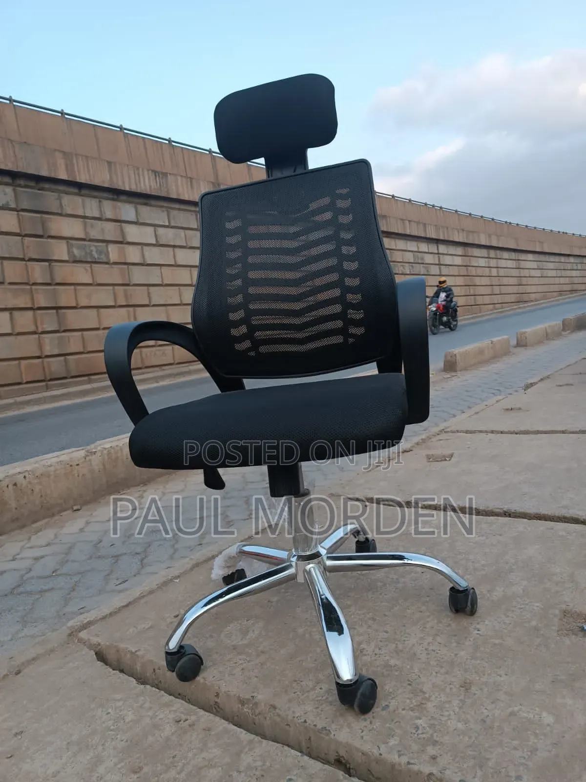 Office Office Chair With Headrest and Backrest