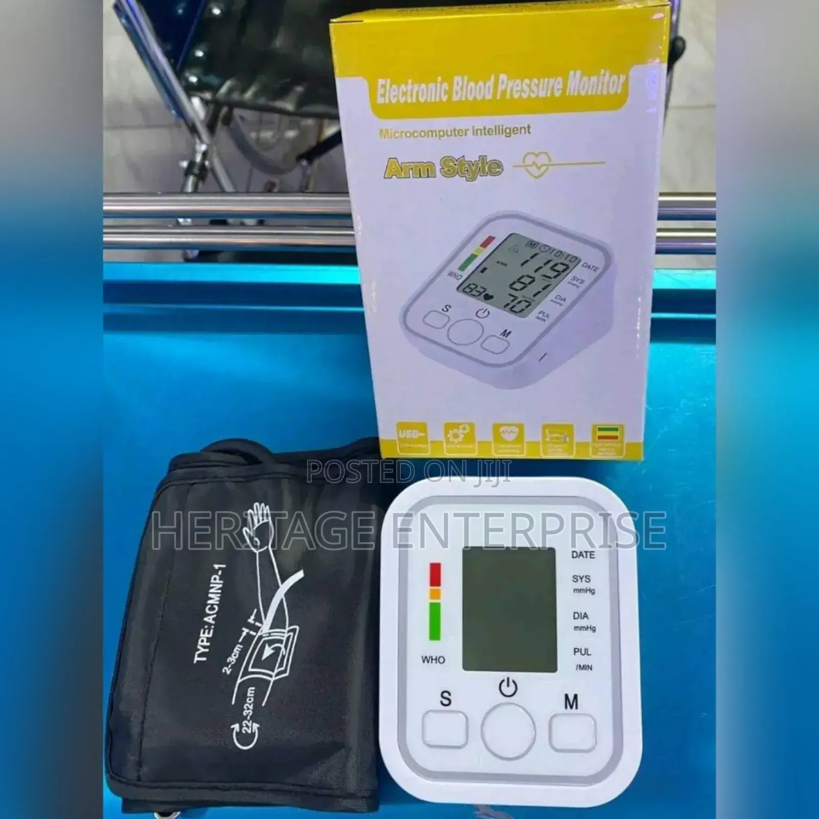 Blood Pressure Monitor, Monitor.