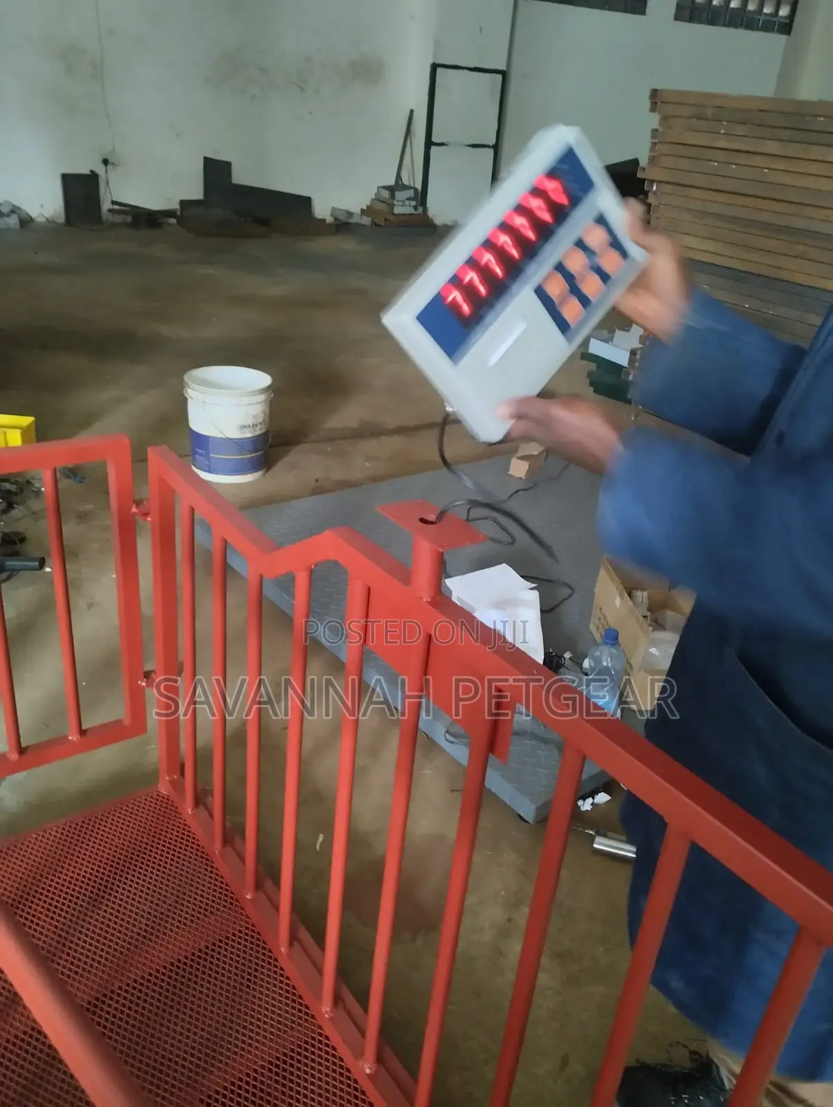 Electronic Digital Goat Scale Animal Weighing With Printer