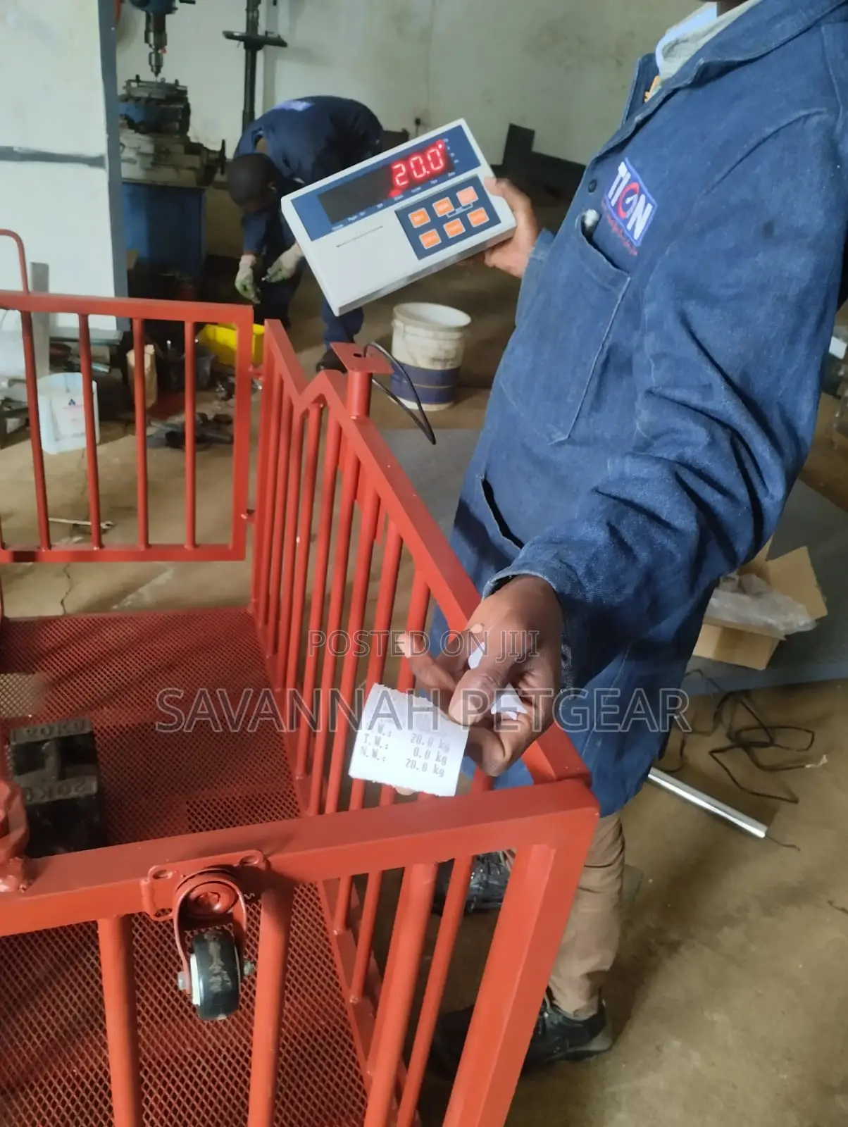 Electronic Digital Goat Scale Animal Weighing With Printer