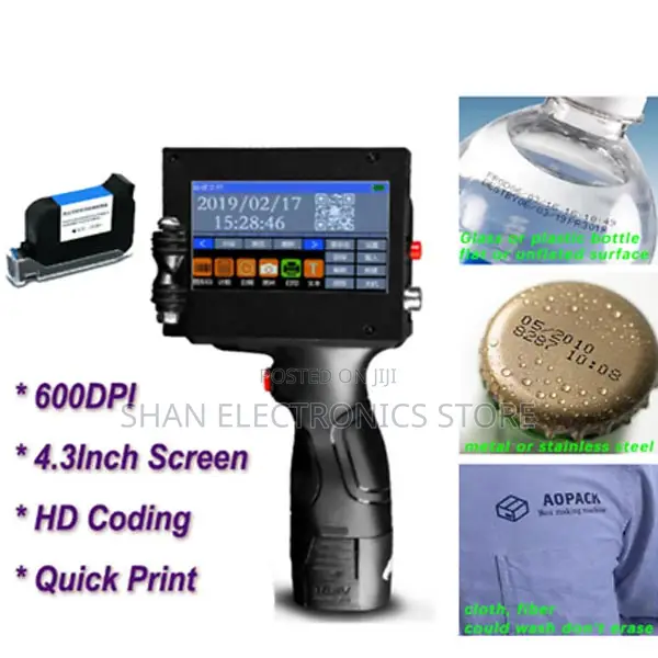 12.7mm Intelligent Handheld Printer><Handheld Inkjet Printe