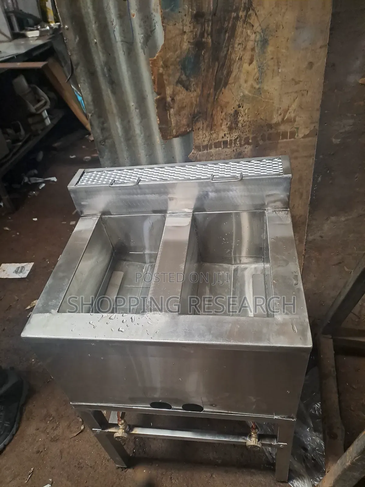 Stainless Steel Insulated Gas Fryer Double 15+15L