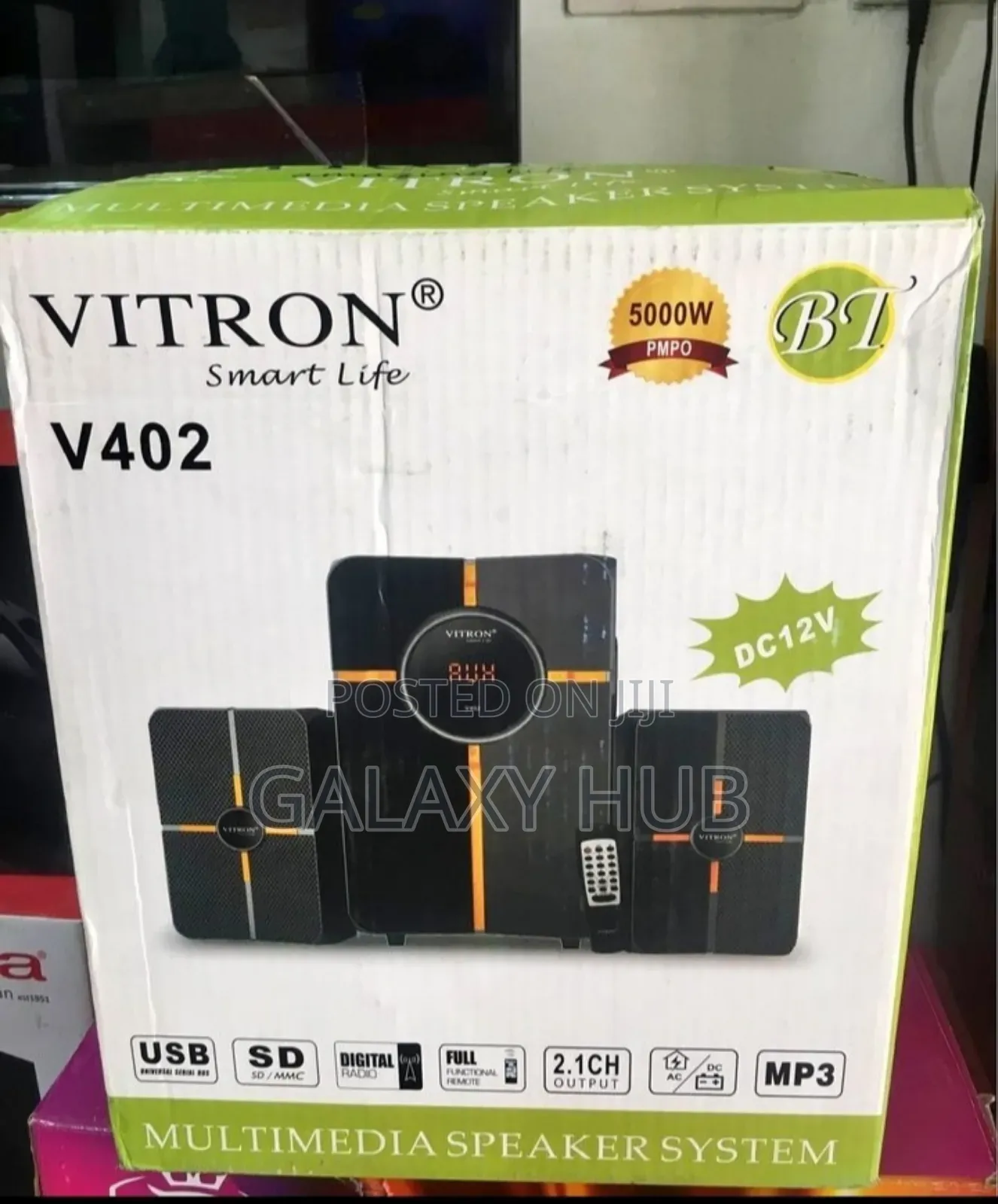 Vitron V402 2.1ch Sub Woofer System Usb/Sd/Fm/Bt 5,000 W
