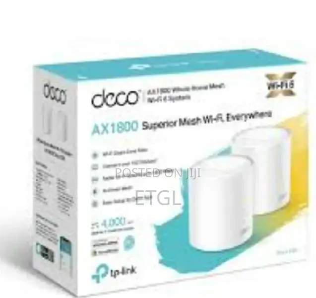 Deco X20 | AX1800 Whole Home Mesh Wi-Fi 6 System