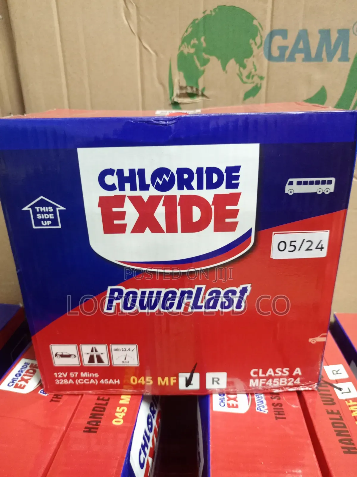 Chloride Exide Powerlast 045mf Maintenance Free Car Battery