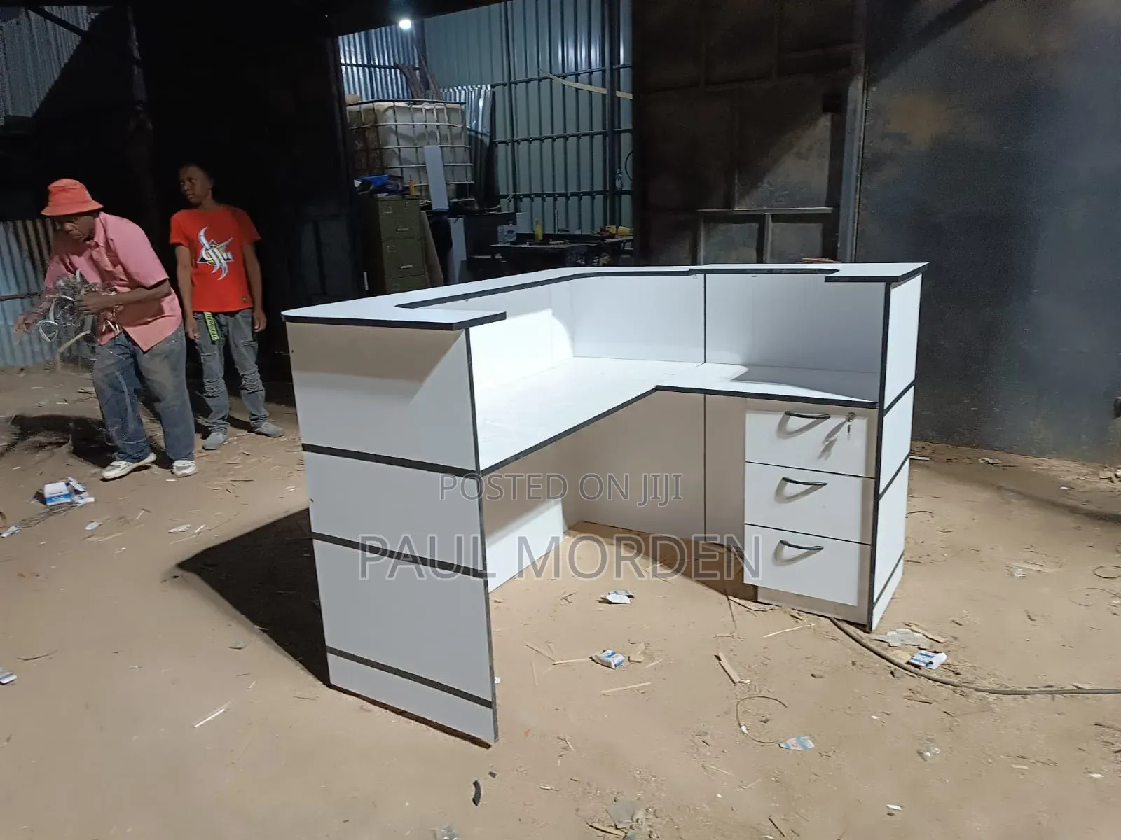 L Shape Reception Office Desk