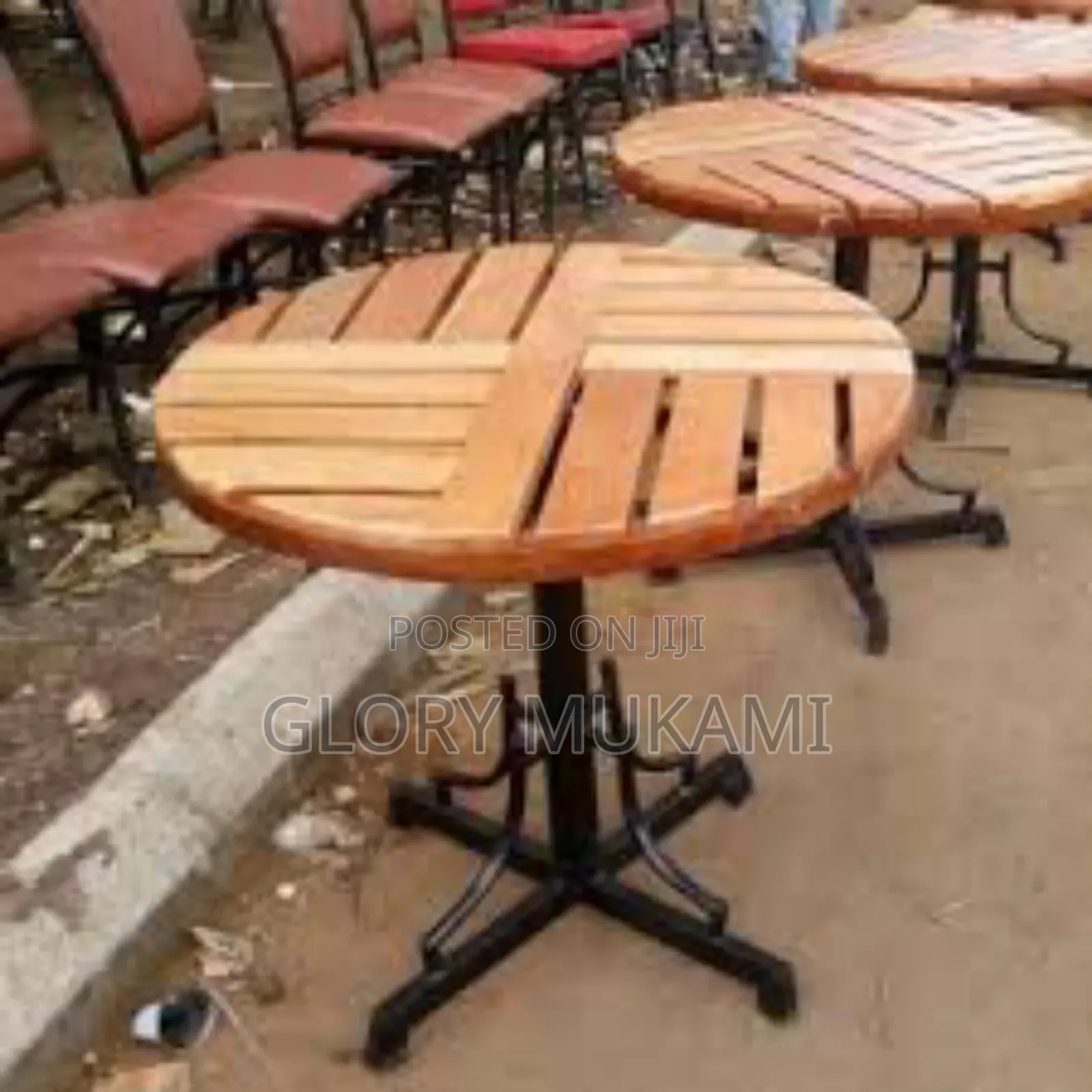 Restaurants and Bar Wooden Table