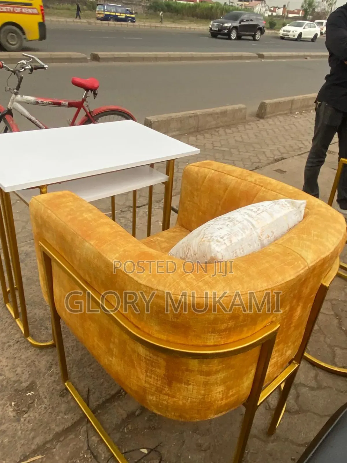 Mustard Manicure Chairs