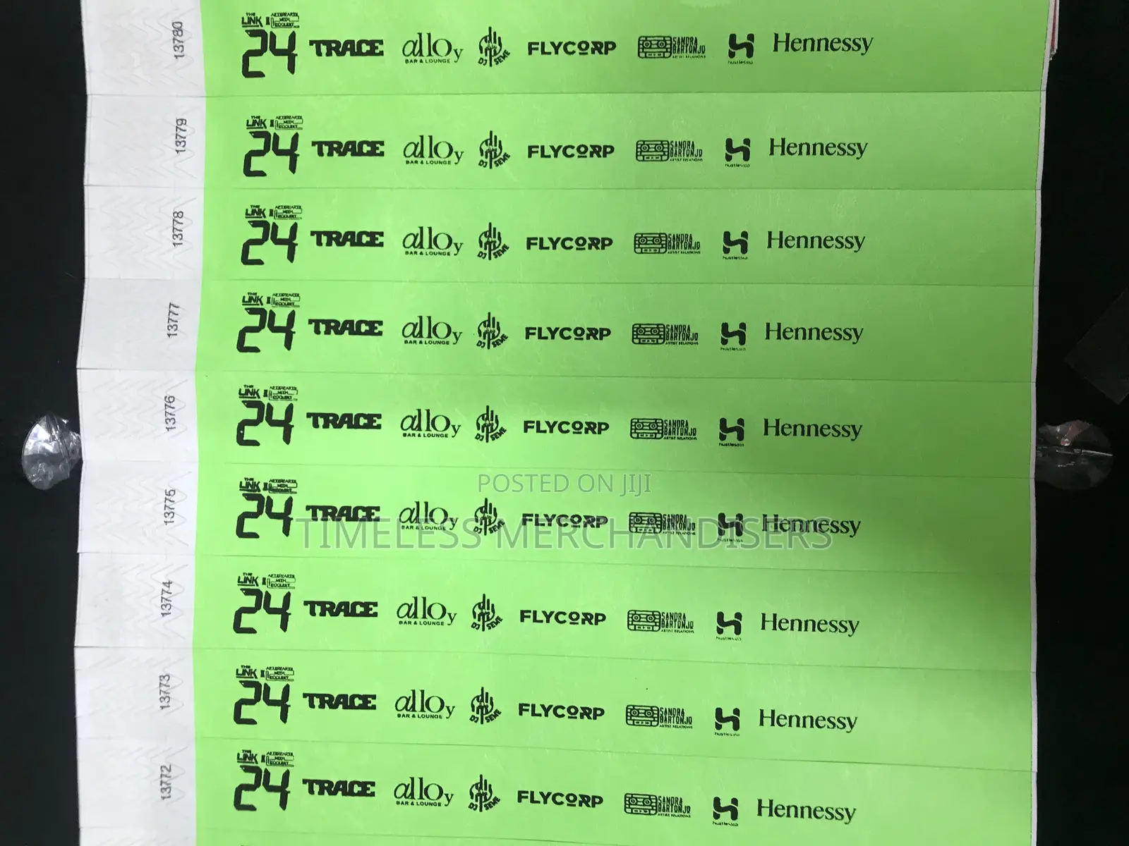 Wholesale Printed Wristband for Events at 15bob for 2000pieces