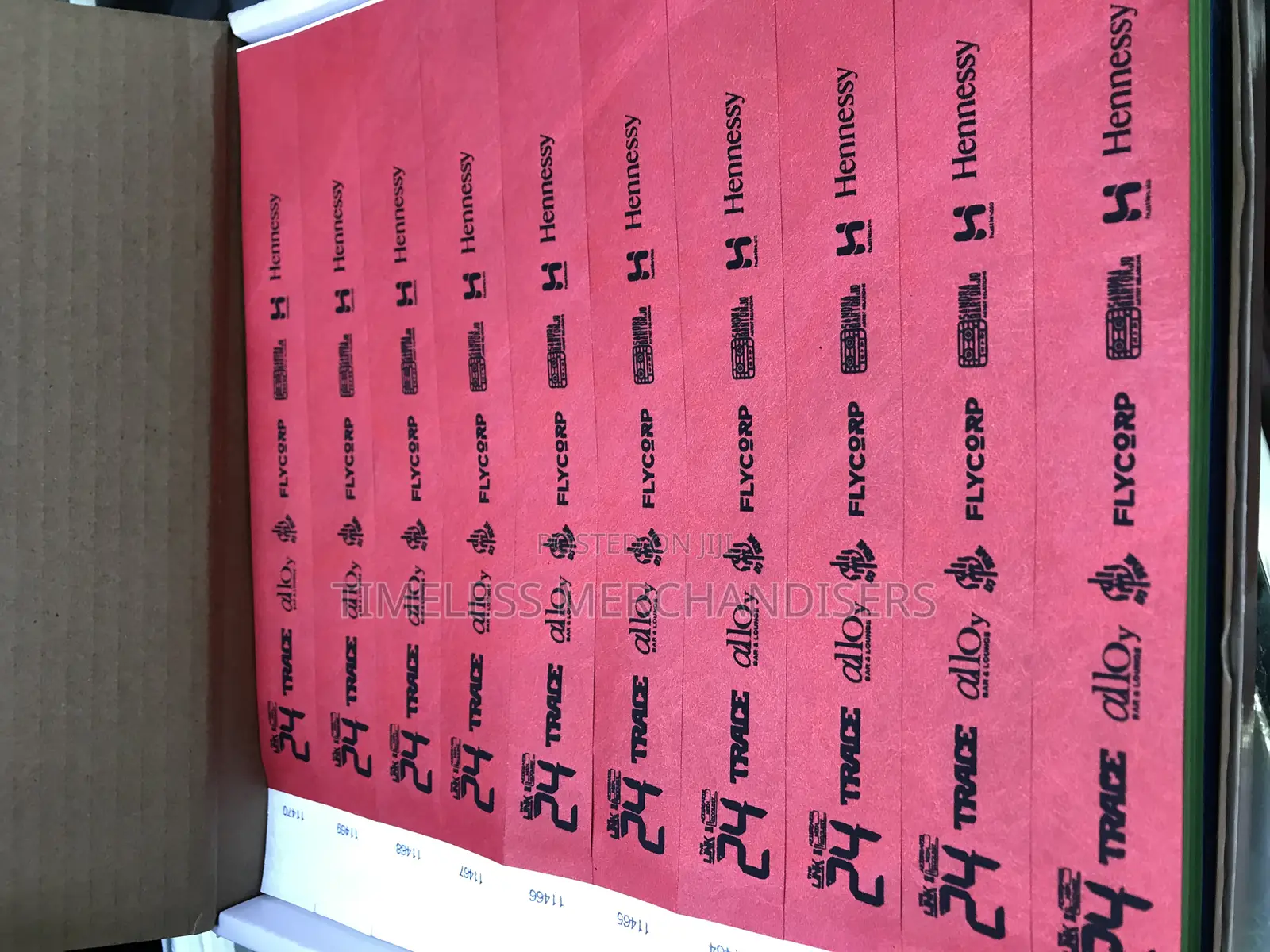 Wholesale Printed Wristband for Events at 15bob for 2000pieces