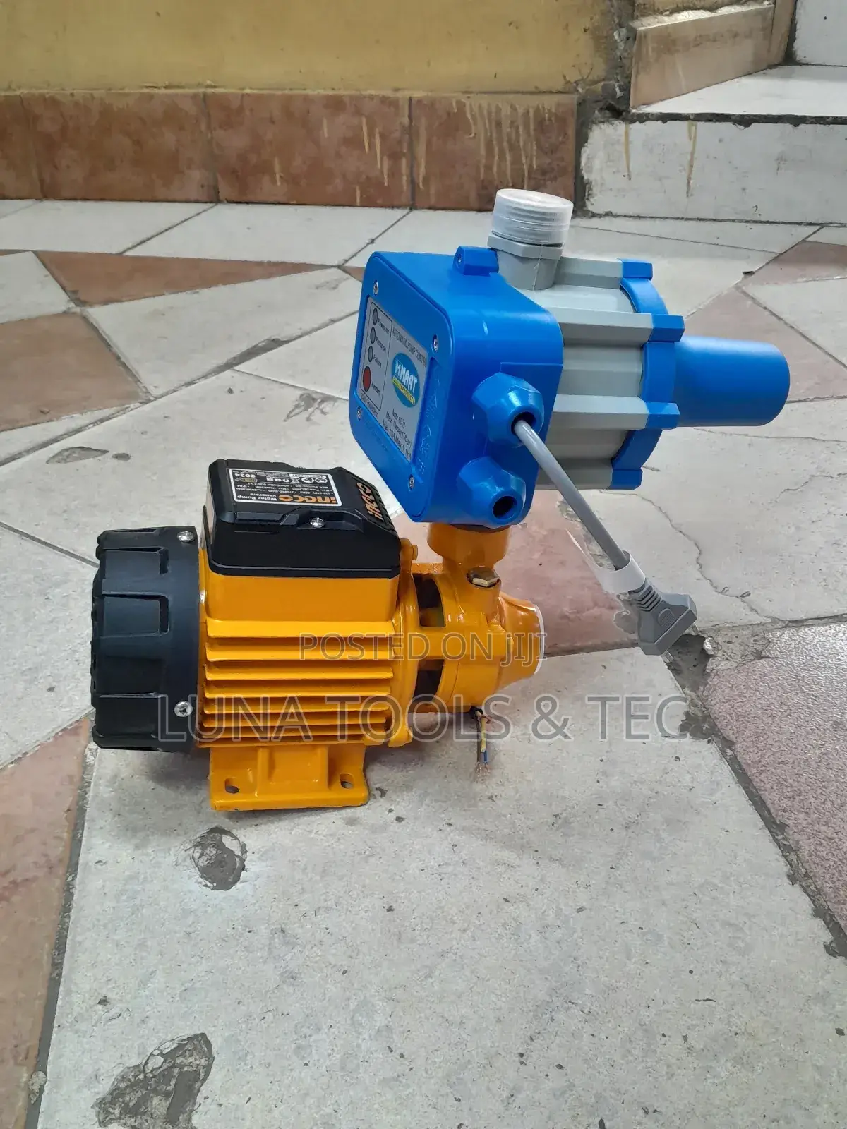 Electric Ingco Water Pump,Automatic Pressure Control.