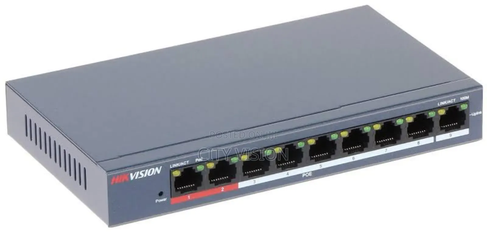 8 Port Fast Ethernet Unmanaged POE Switch DS-3E0109P-E/M(B)