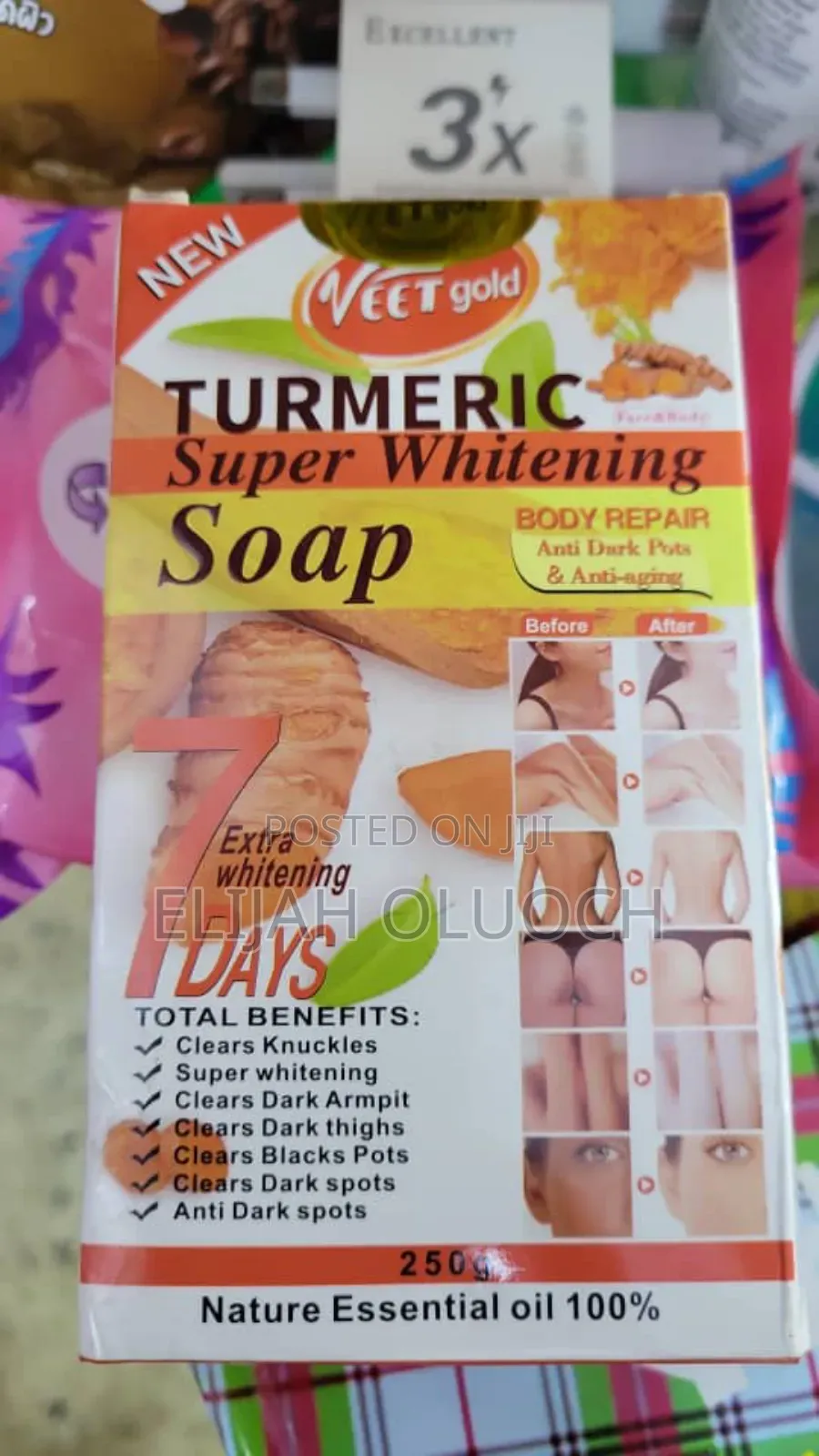 Veetgold Turmeric Superwhitening Tumeric Shower Soap