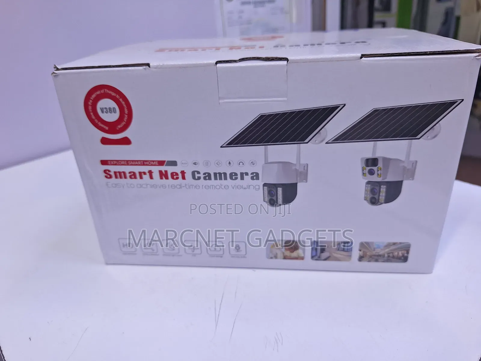 V380 High Defination PTZ Motion Detection Solar Wifi Camera