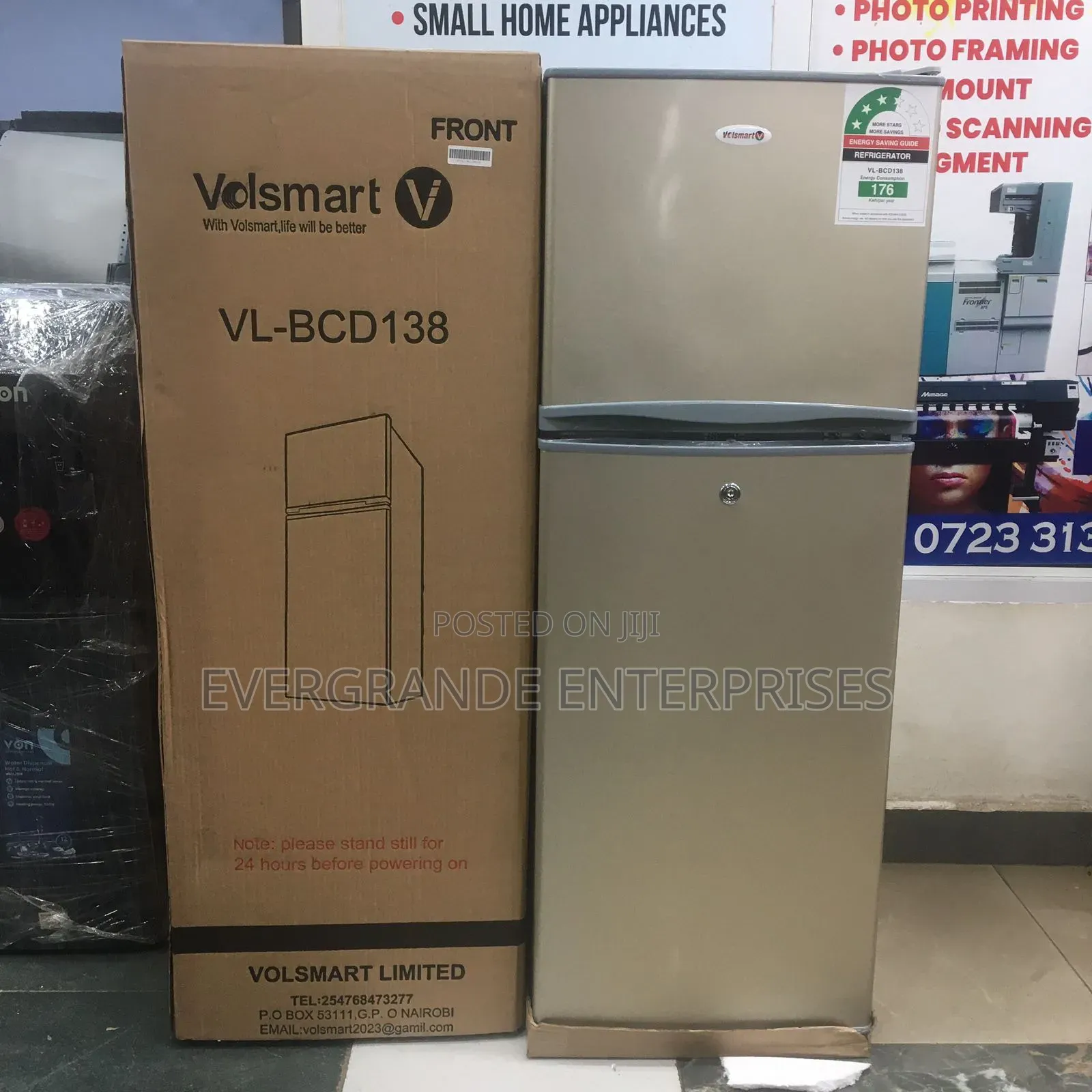 Fridge/Refrigerator 138 Litre Volsmart Fridge