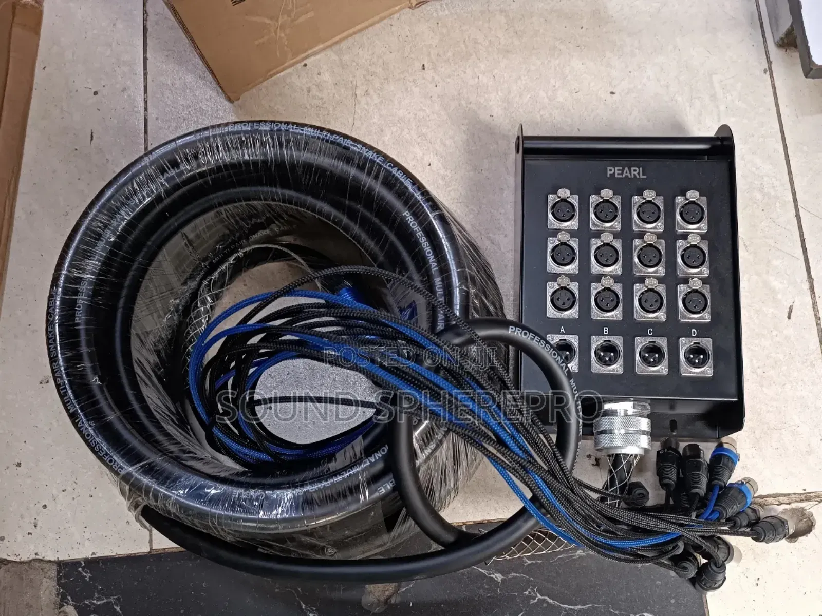 12 Channel 4 Return 30mtrs Snake Cable