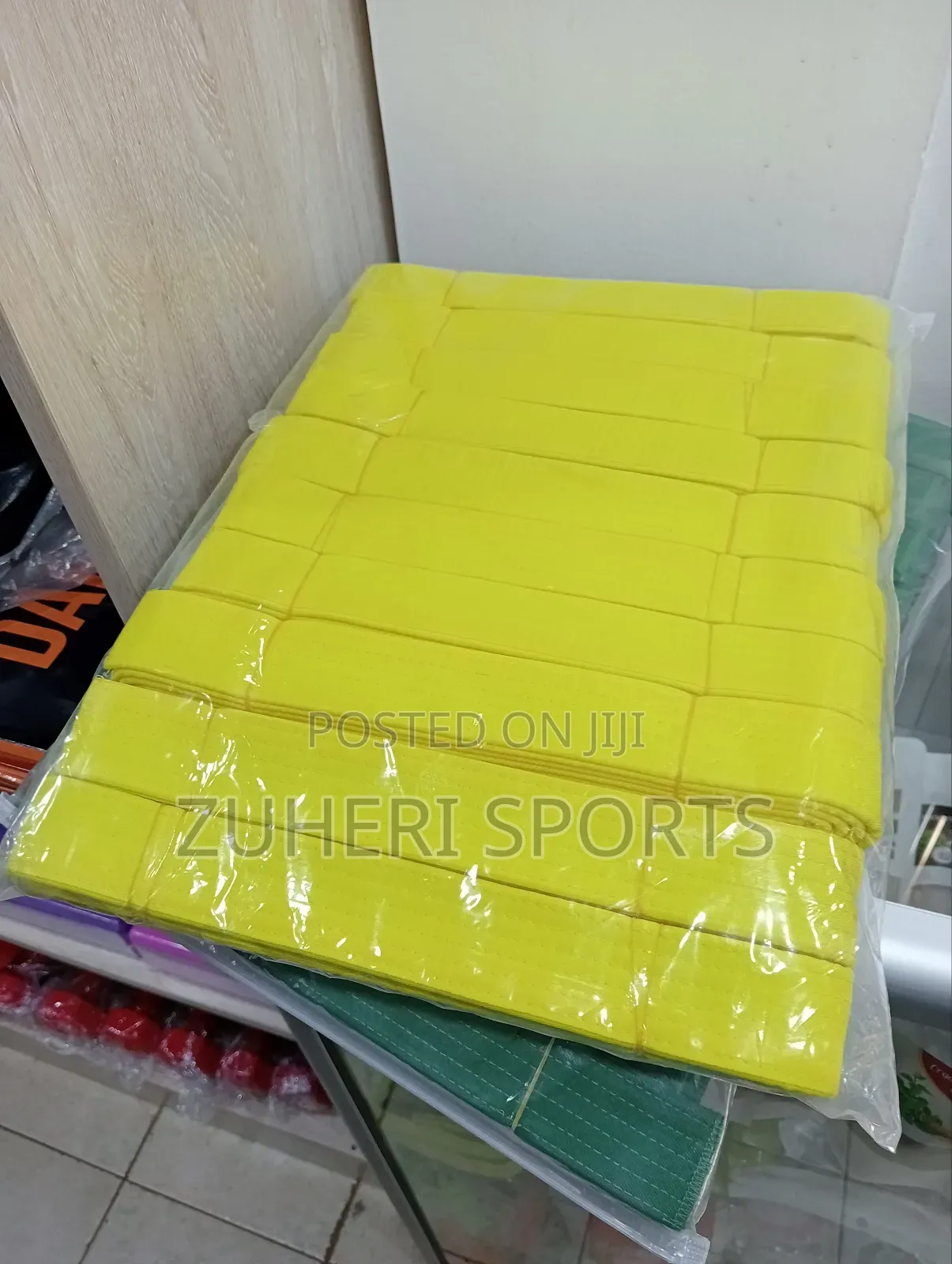 Martial Arts Belt Yellow Belt for Taekwondo, Karate and MMA