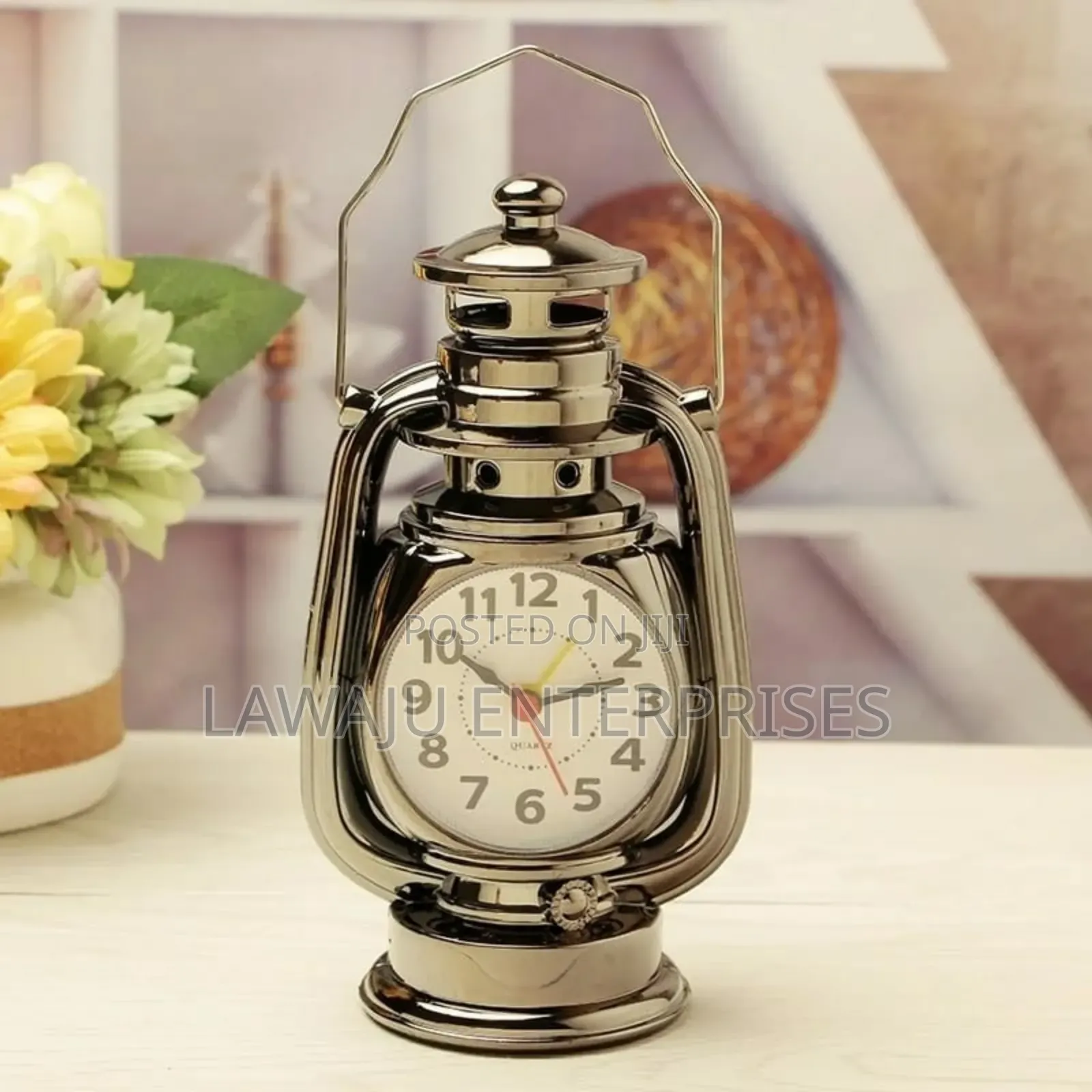 Silver Vintage Alarm Clock