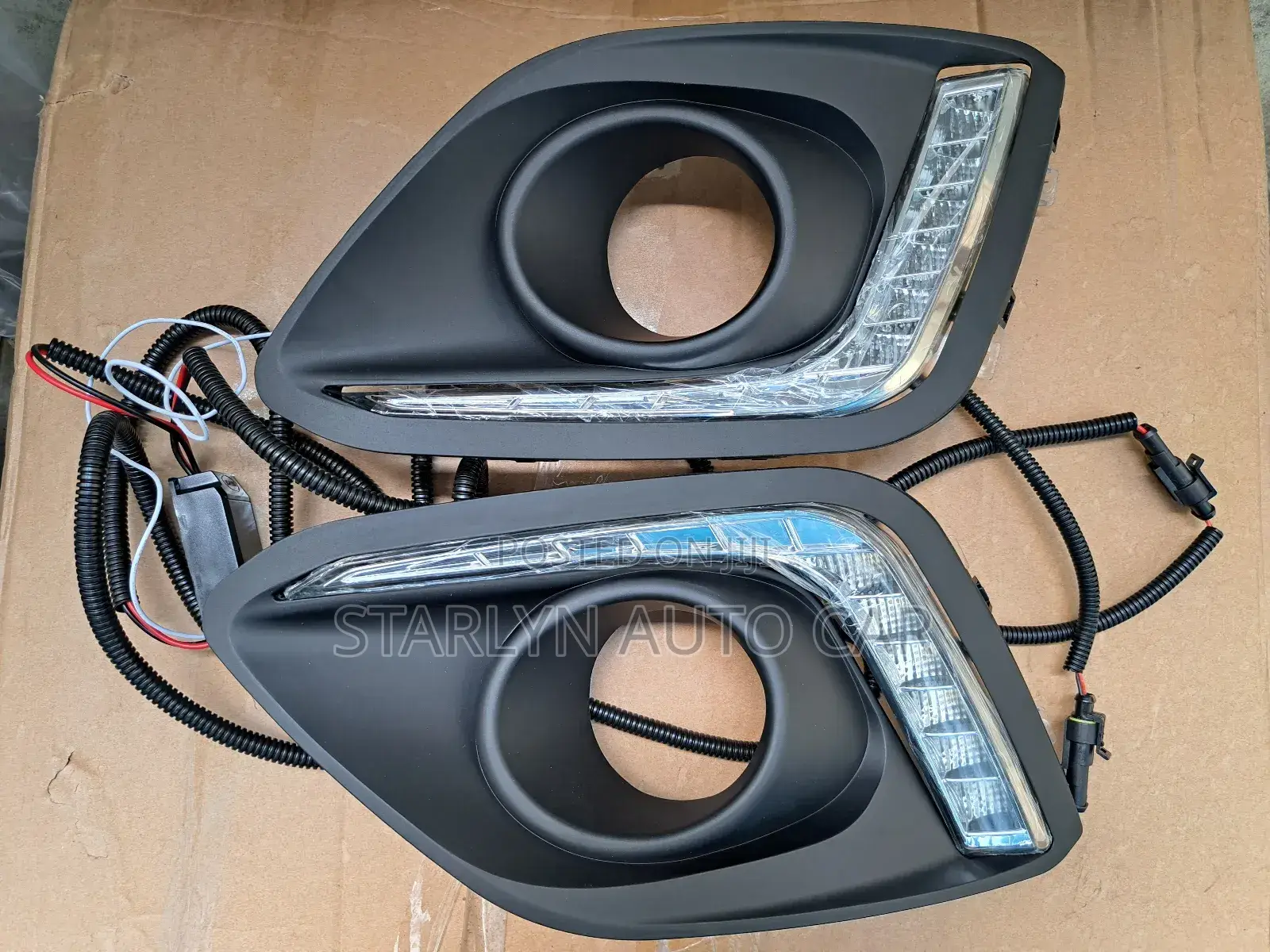 Foglights Cover Suzuki Swift 2013 With DRL Lights