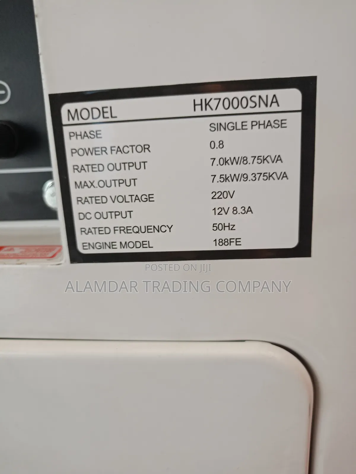 8.75kva Generator