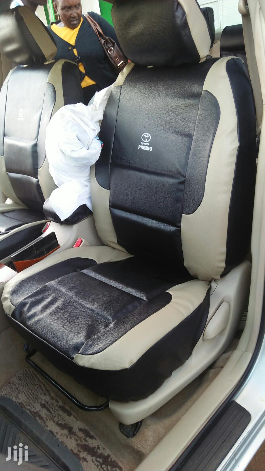 Black Beige Seat Covers