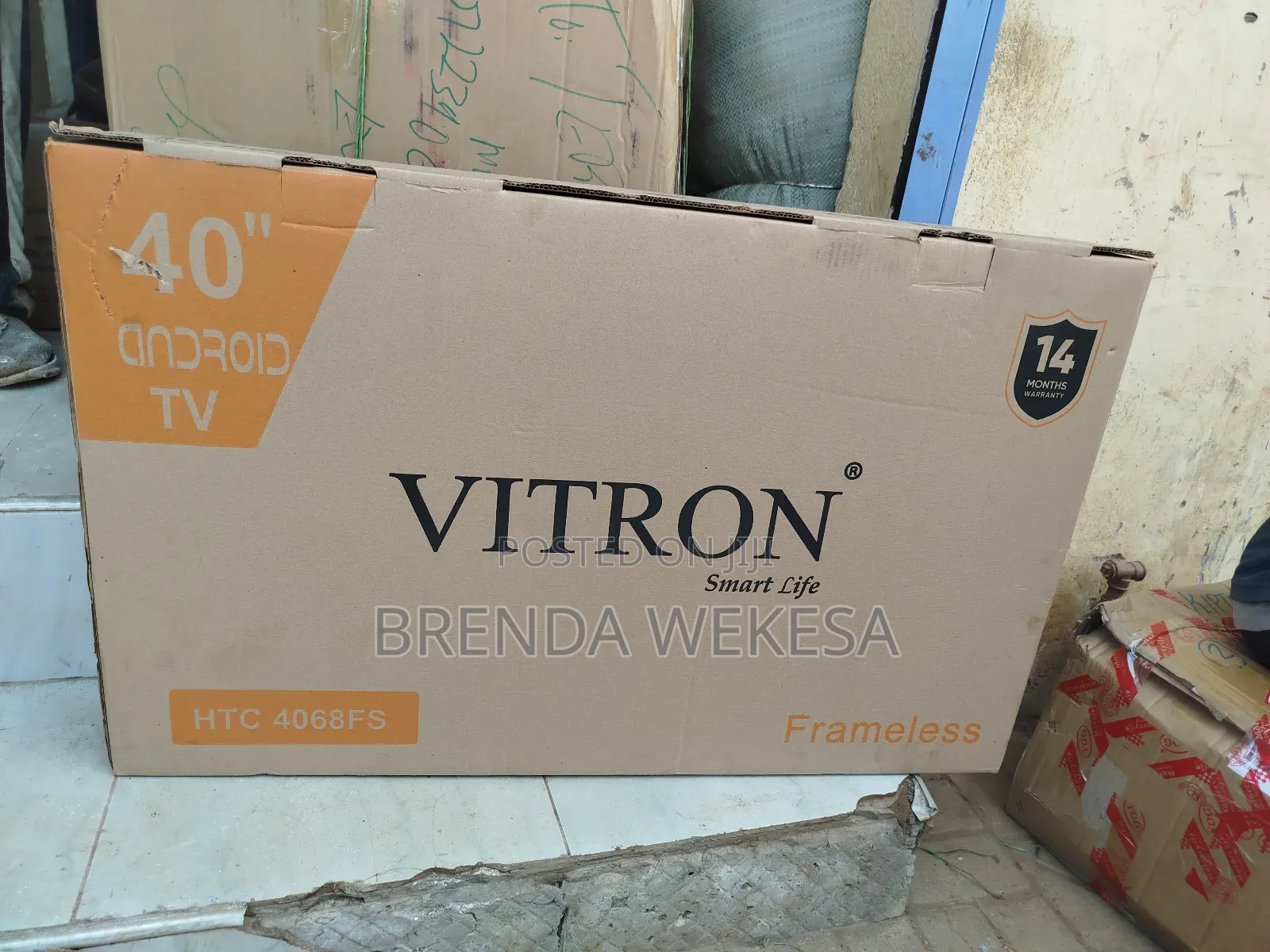 Vitron 4068fs, 40" Smart Android Tv, Netflix, Youtube -