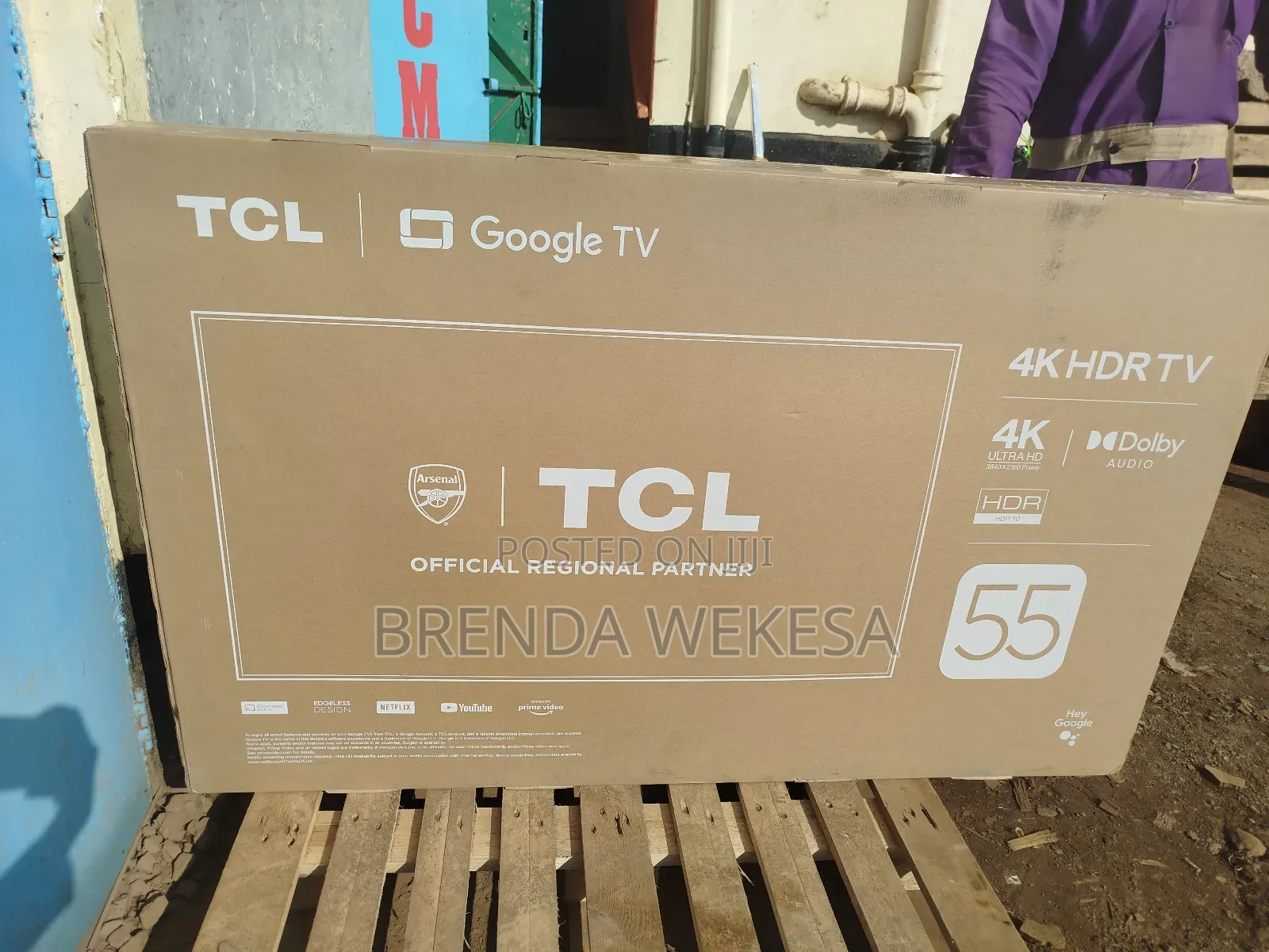 TCL 55 Inch Google Smart Tv - Edgeless Design