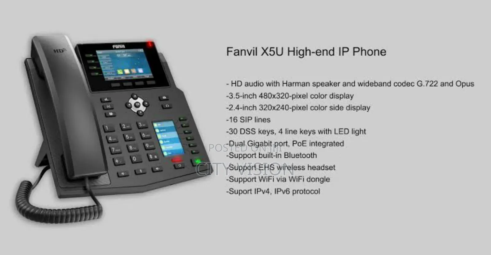 Fanvil X5u Executive ​Desk Phone