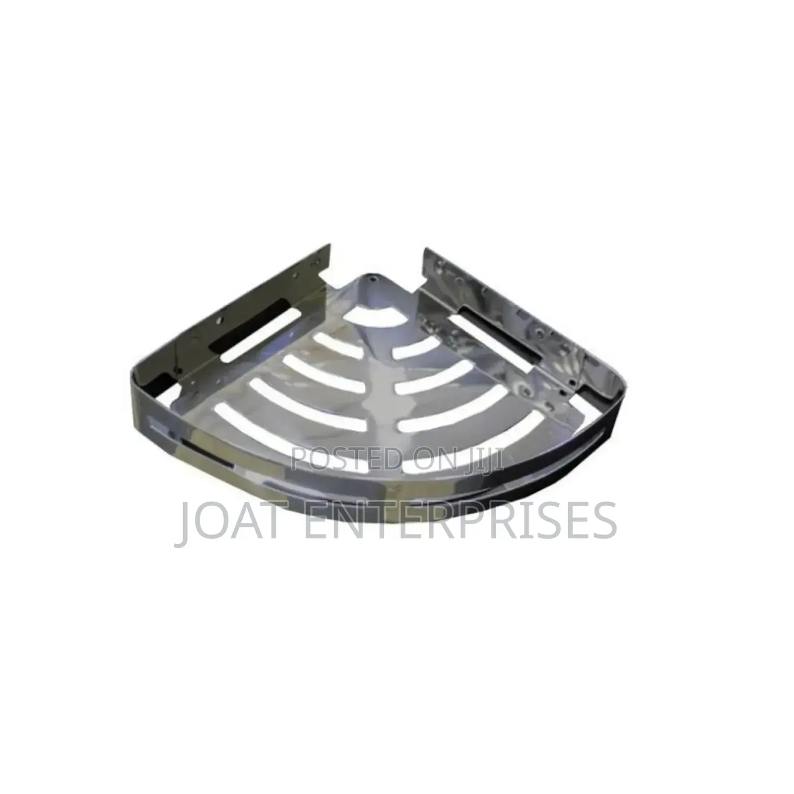 Single Silver Corner Shelf