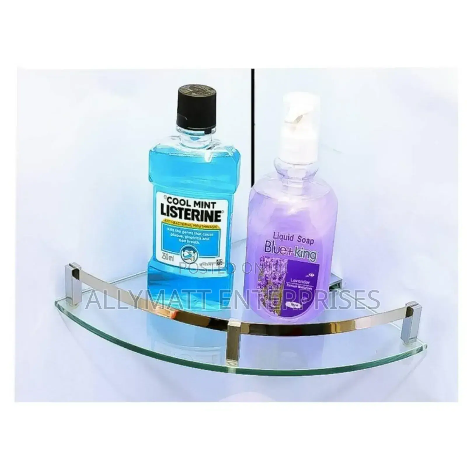 Corner Glass Shelf