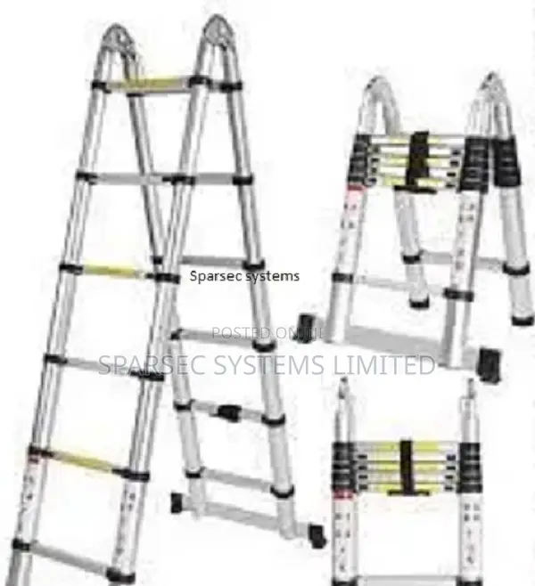 3.8M Double Telescopic Ladder