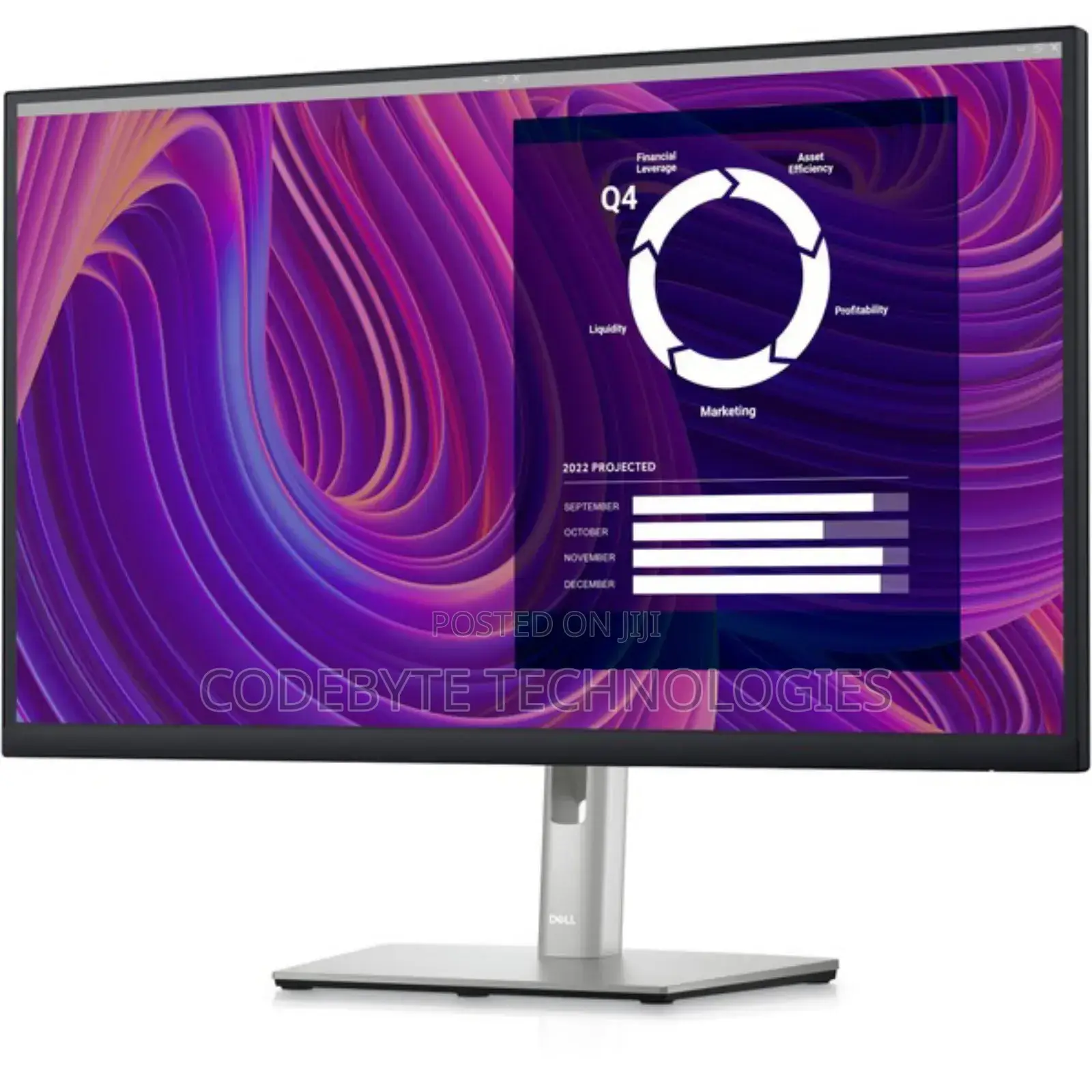 Dell E2723h 27′′ FHD Monitor, 1 Vga, 1 Display Port 1.2