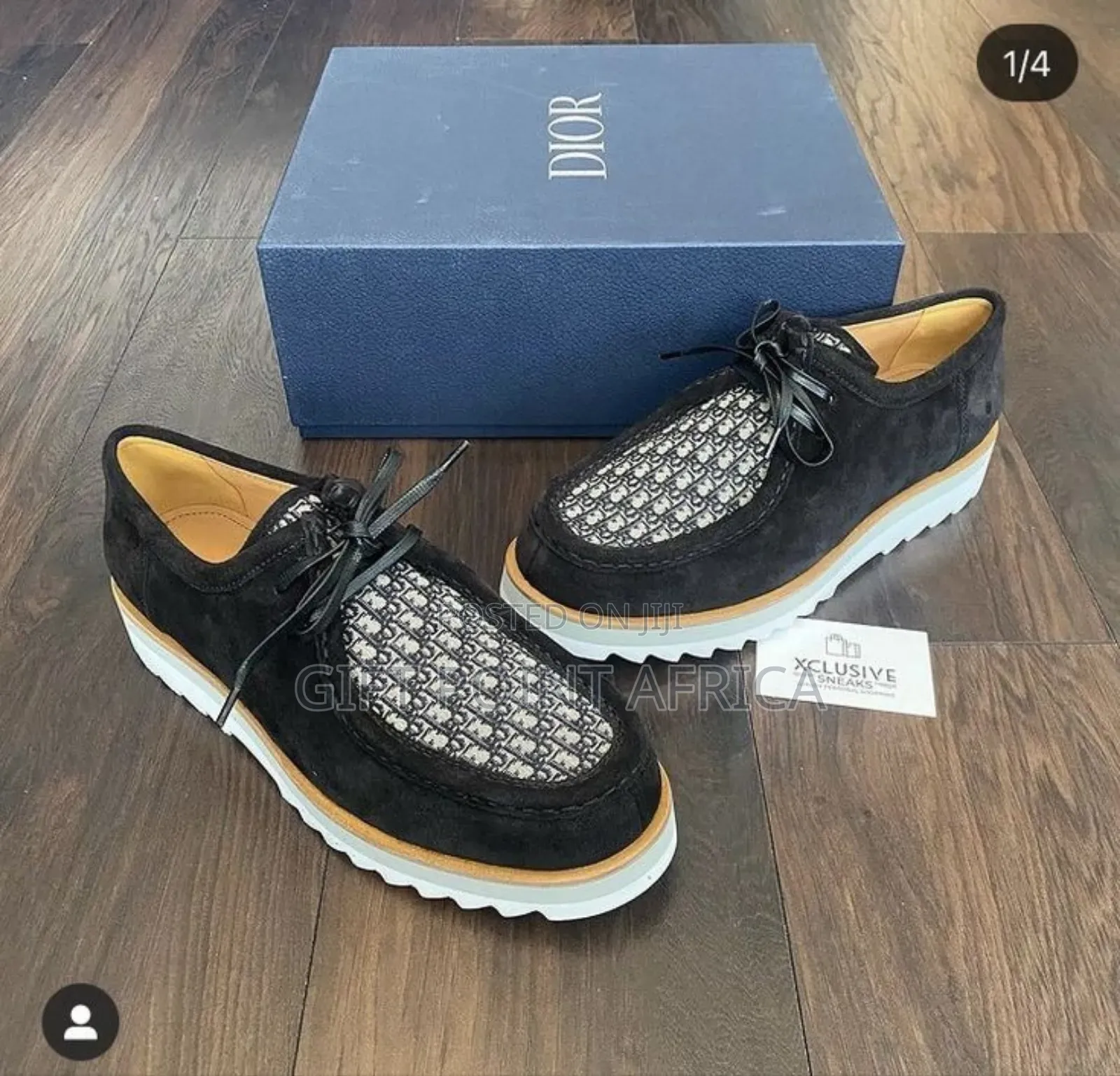 Leather Dior Smart Casual Shoes for Men