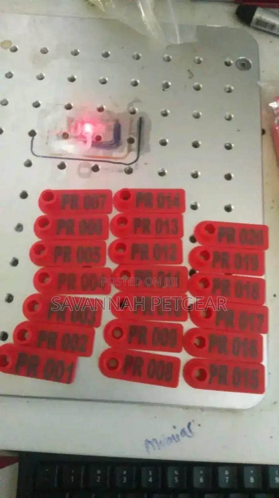 Laser Customized Ear Tags for the Goats and Sheep -Permanent