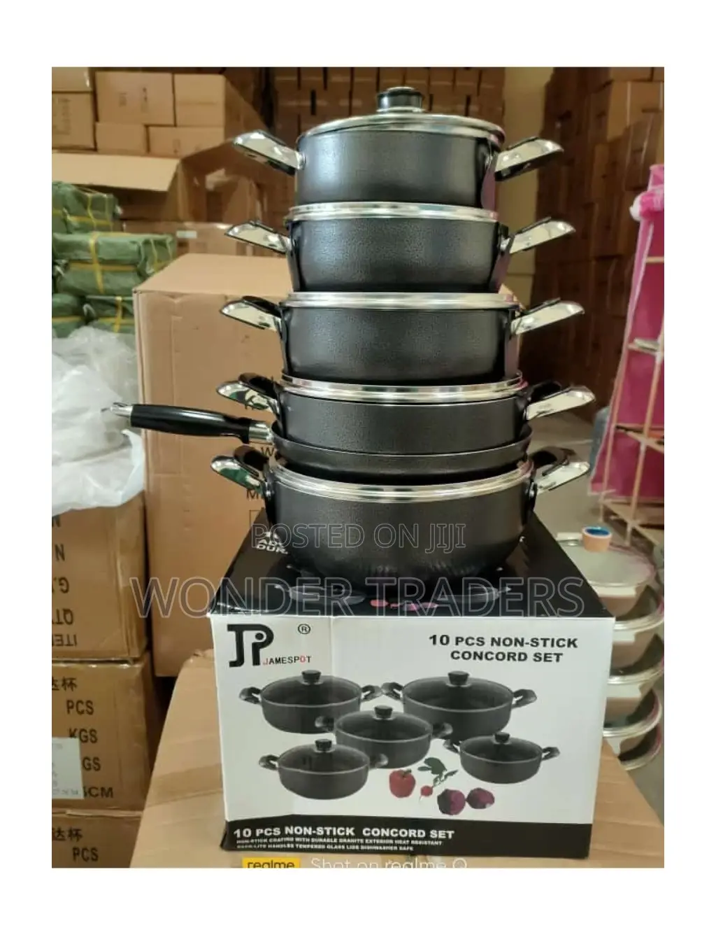 Cookware 10 Pieces Jp Non Stick Cookware Set