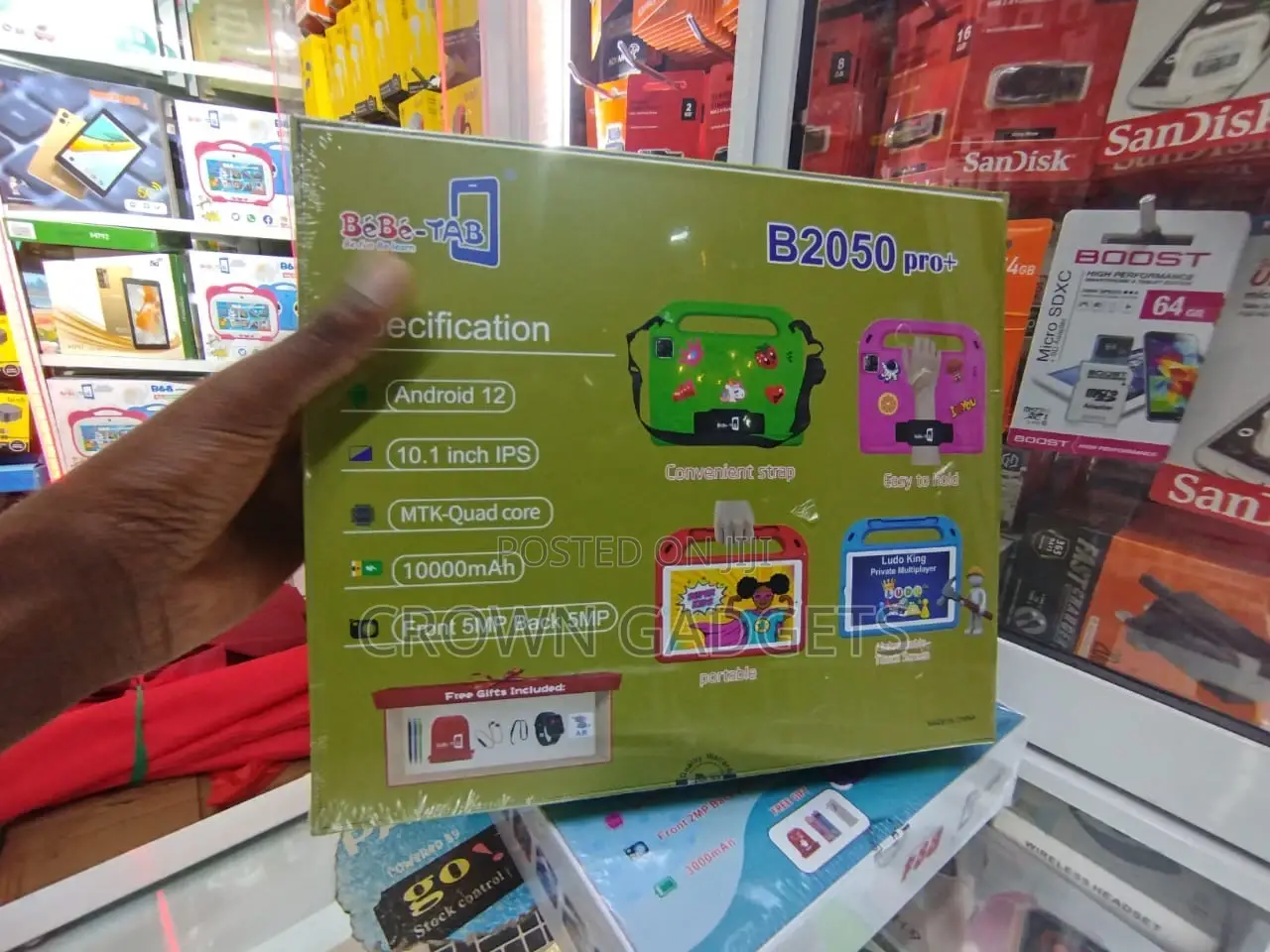 Bébé-Tab B2050 Pro+ - Efficient 10.1-Inch Tablet