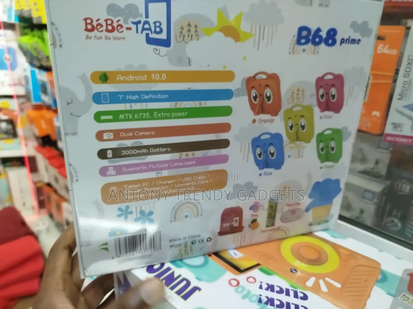Bebetab Kids Tablet For E-learning Gaming With Simcard