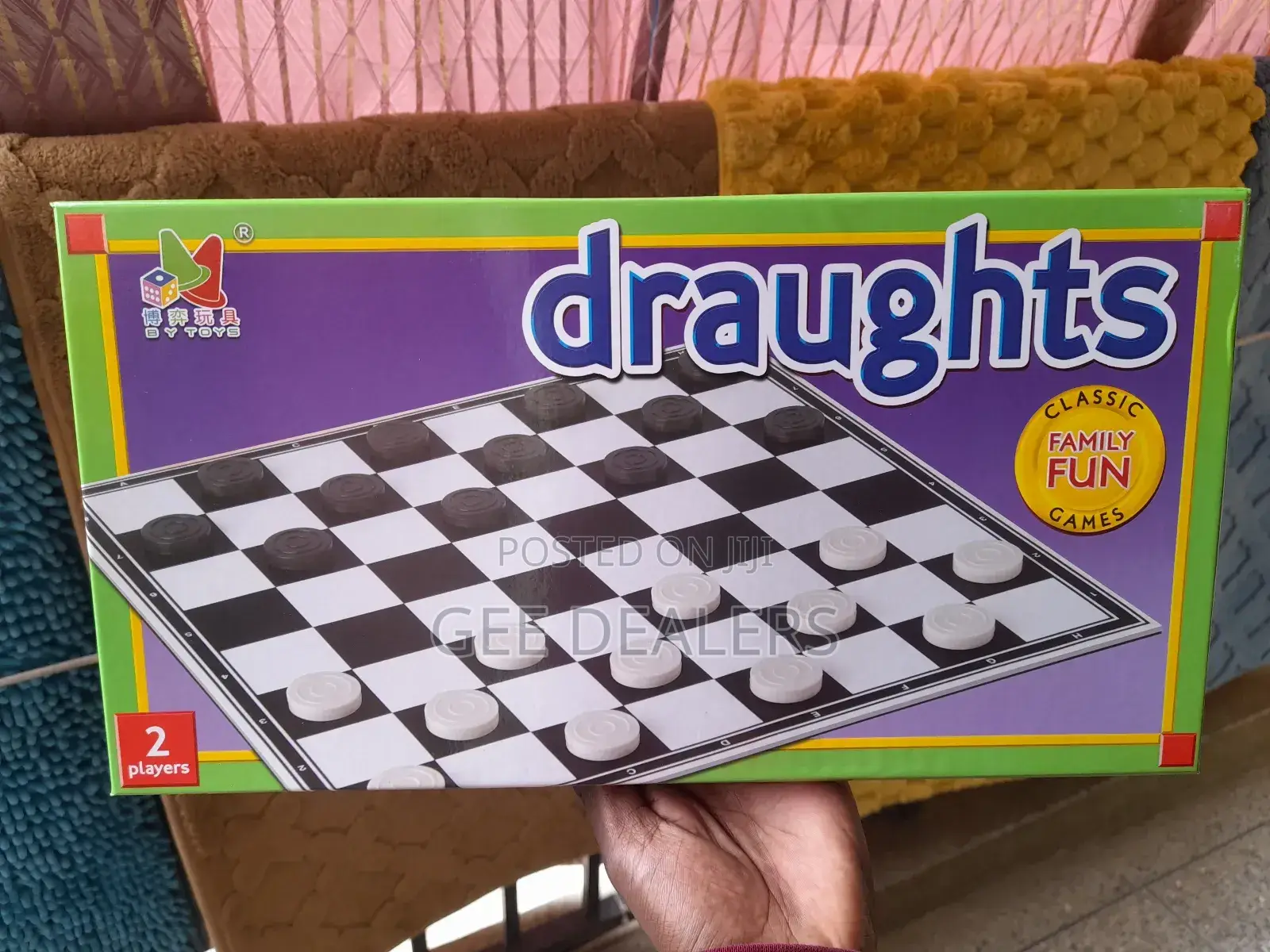 Draught Board Game >Checkers Board Game