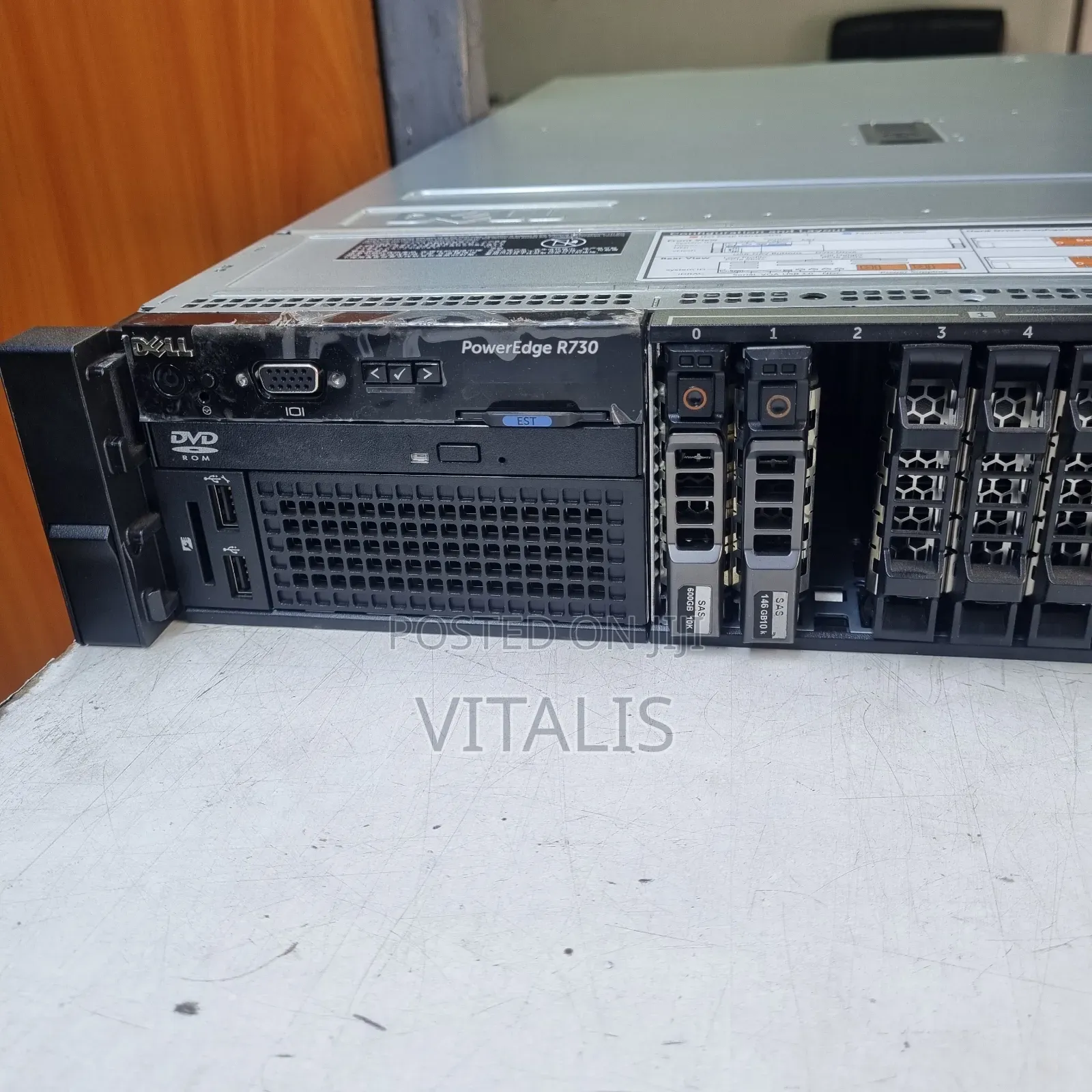 Server Dell PowerEdge R740xd 48GB Intel Xeon HDD 1T