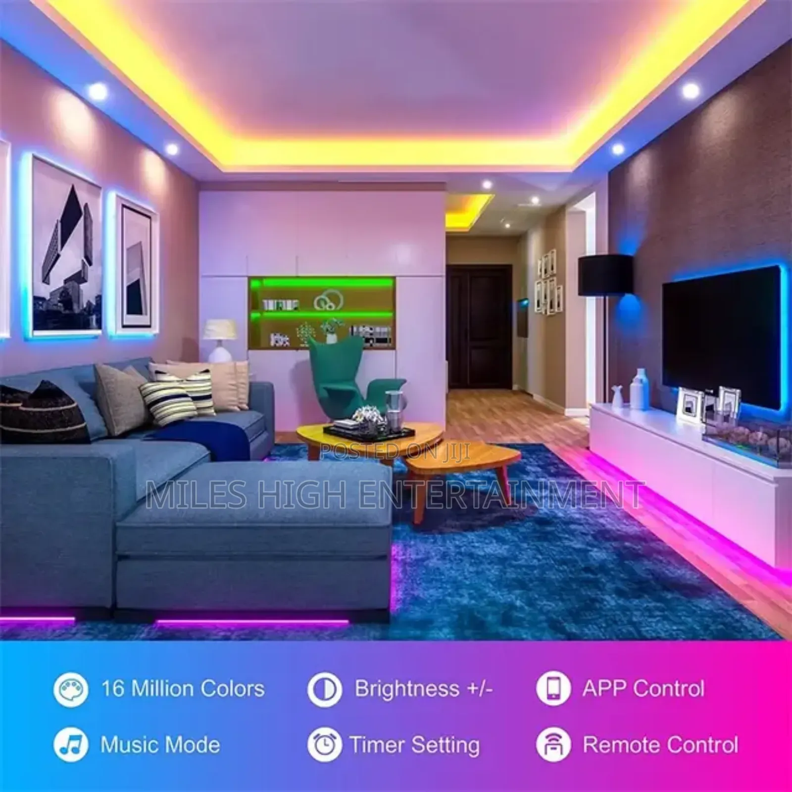 Bluetooth LED Lights With Music Sync