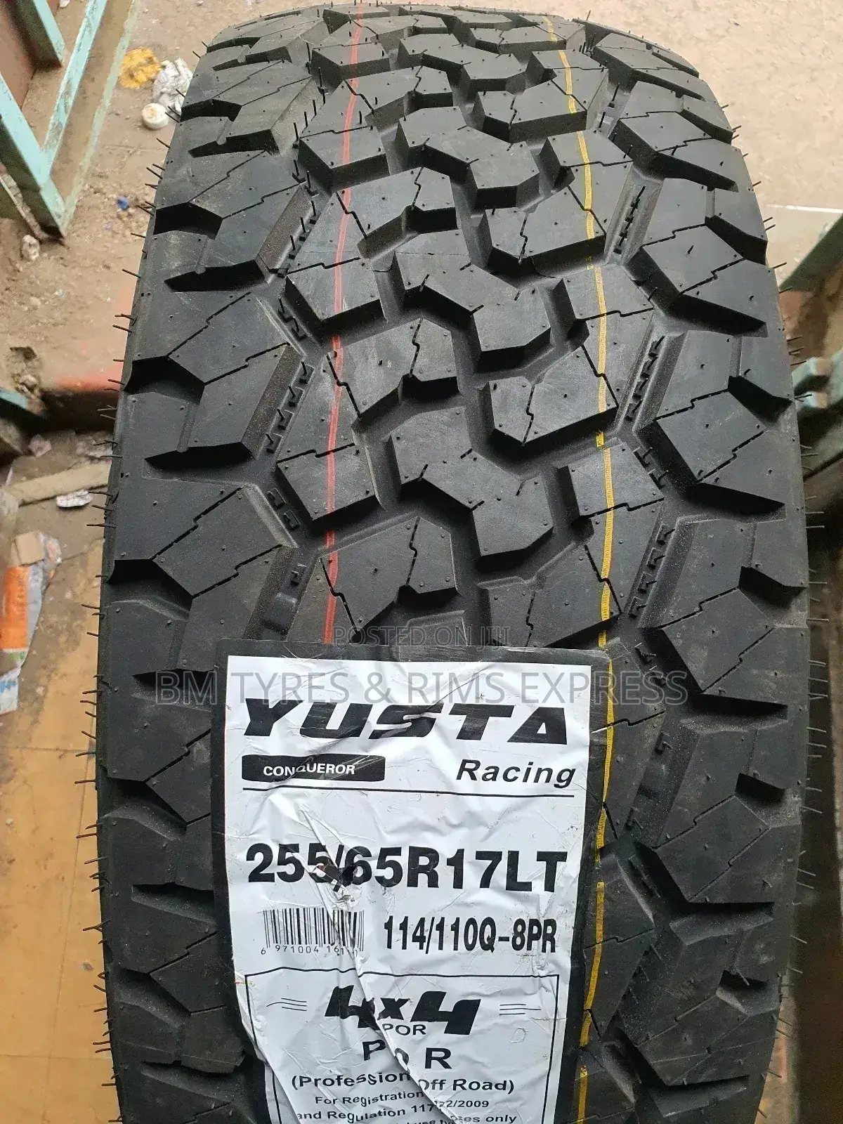 255 /65 R17 Yusta Tyres.