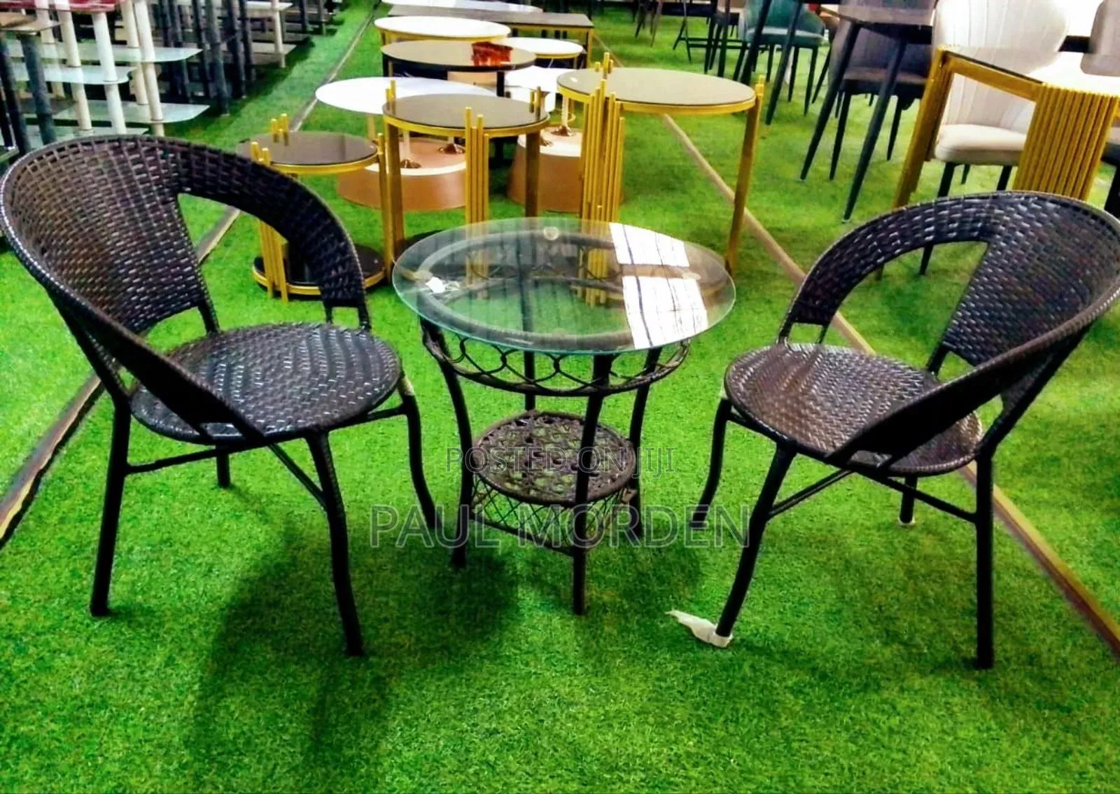 Glass Top Outdoor Set