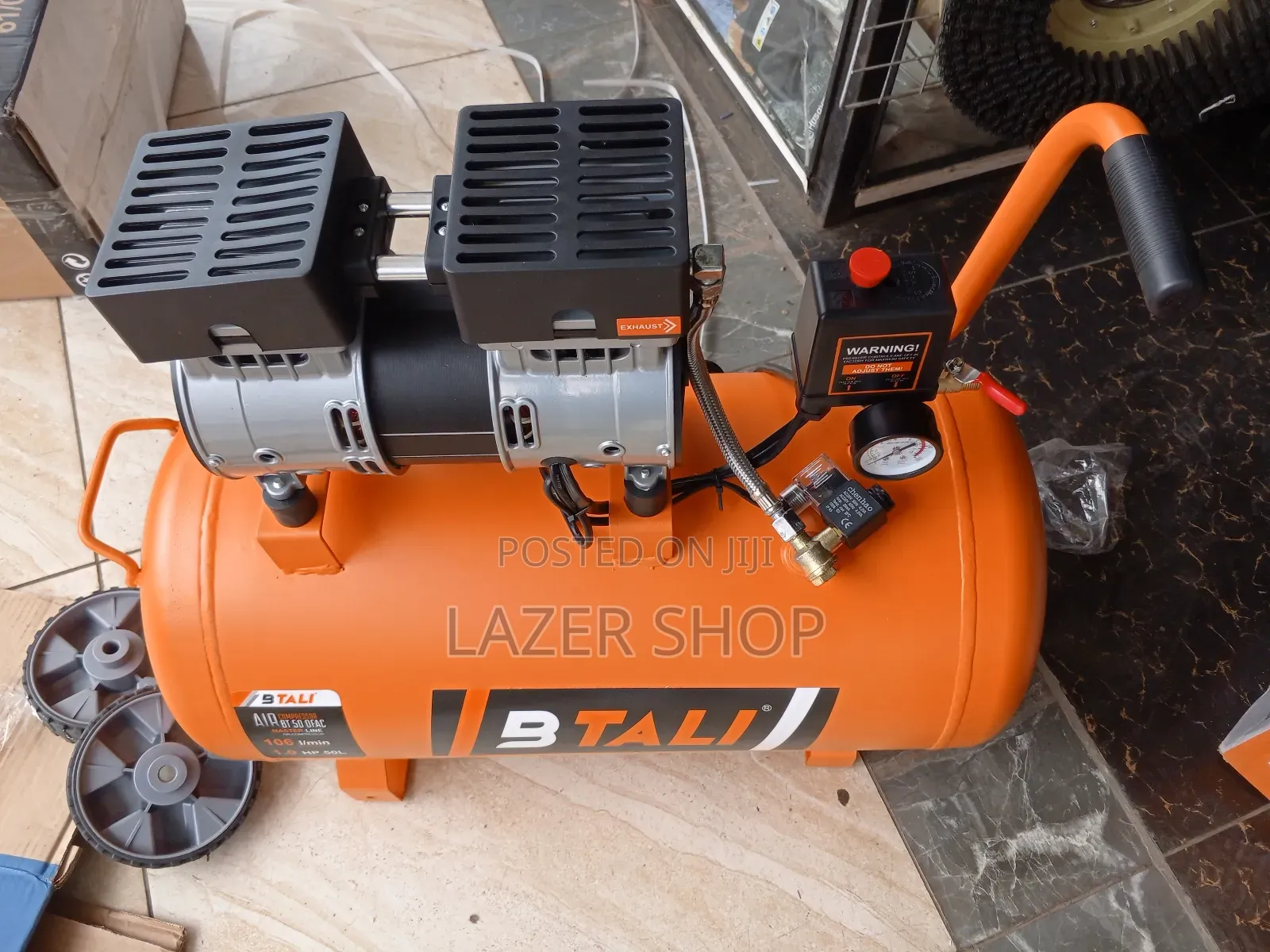 Silent 50L Compressor (Oil Free)
